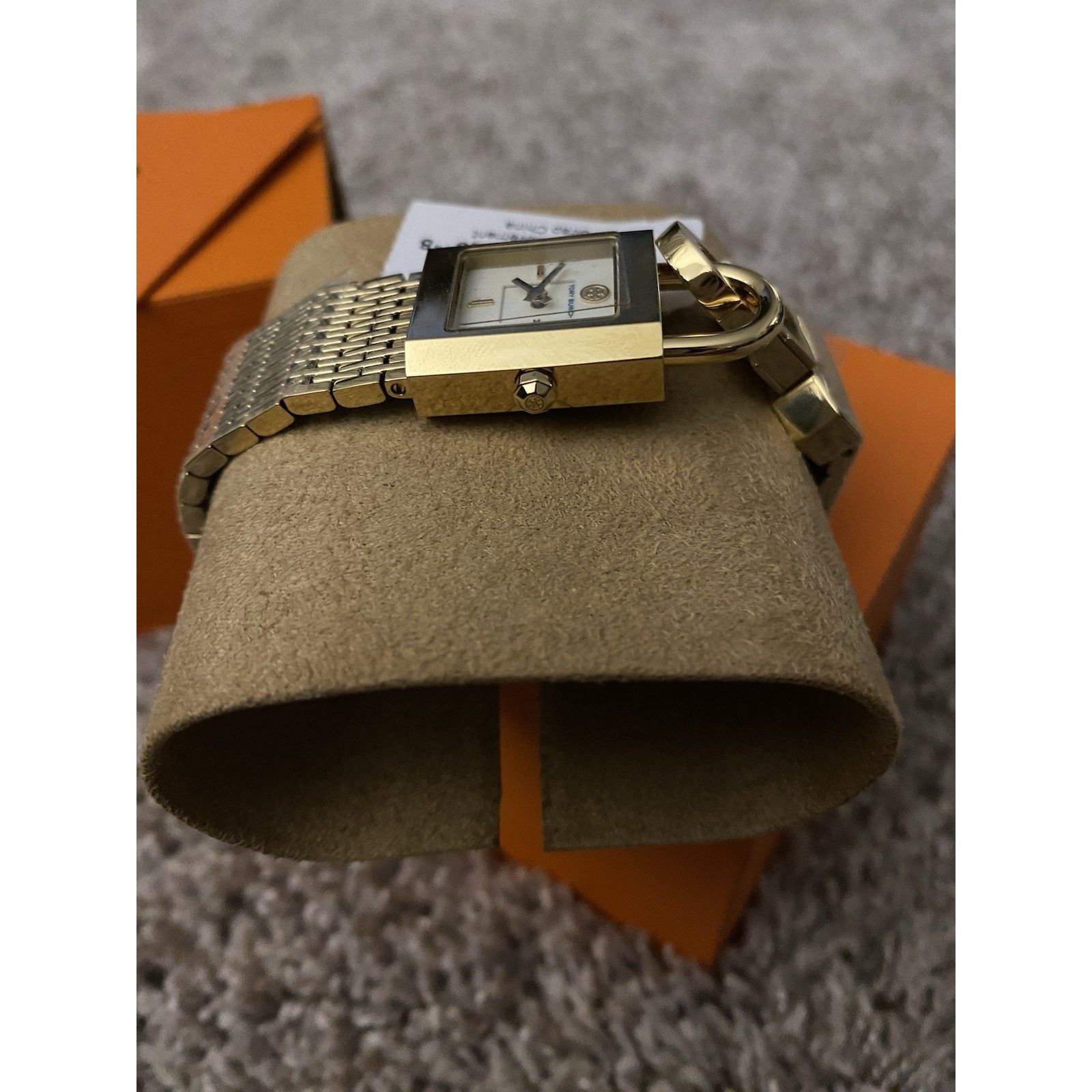 Tory Burch Tory Burch Bracelet Gold Watch Square Face NWT Size ONE SIZE - 3 Thumbnail