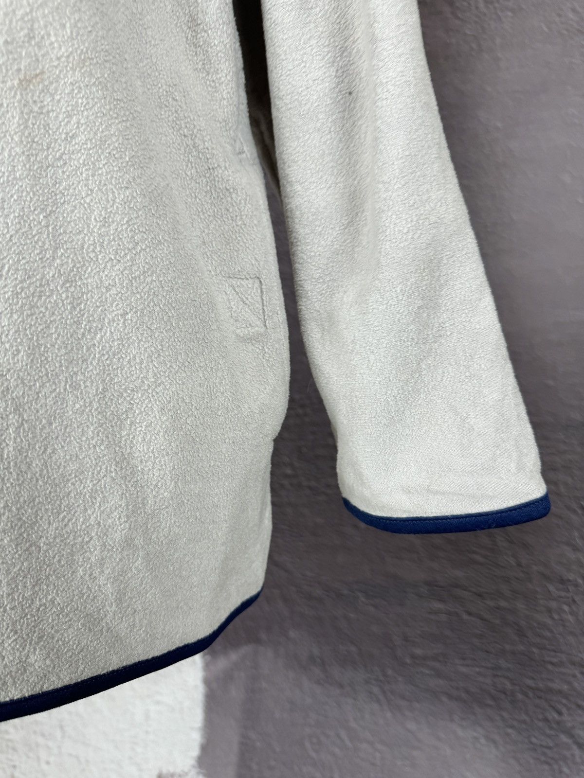 Japanese Brand F at E Feel at Ease vintage fleece half zip anorak hoodie Size US L / EU 52-54 / 3 - 10 Thumbnail
