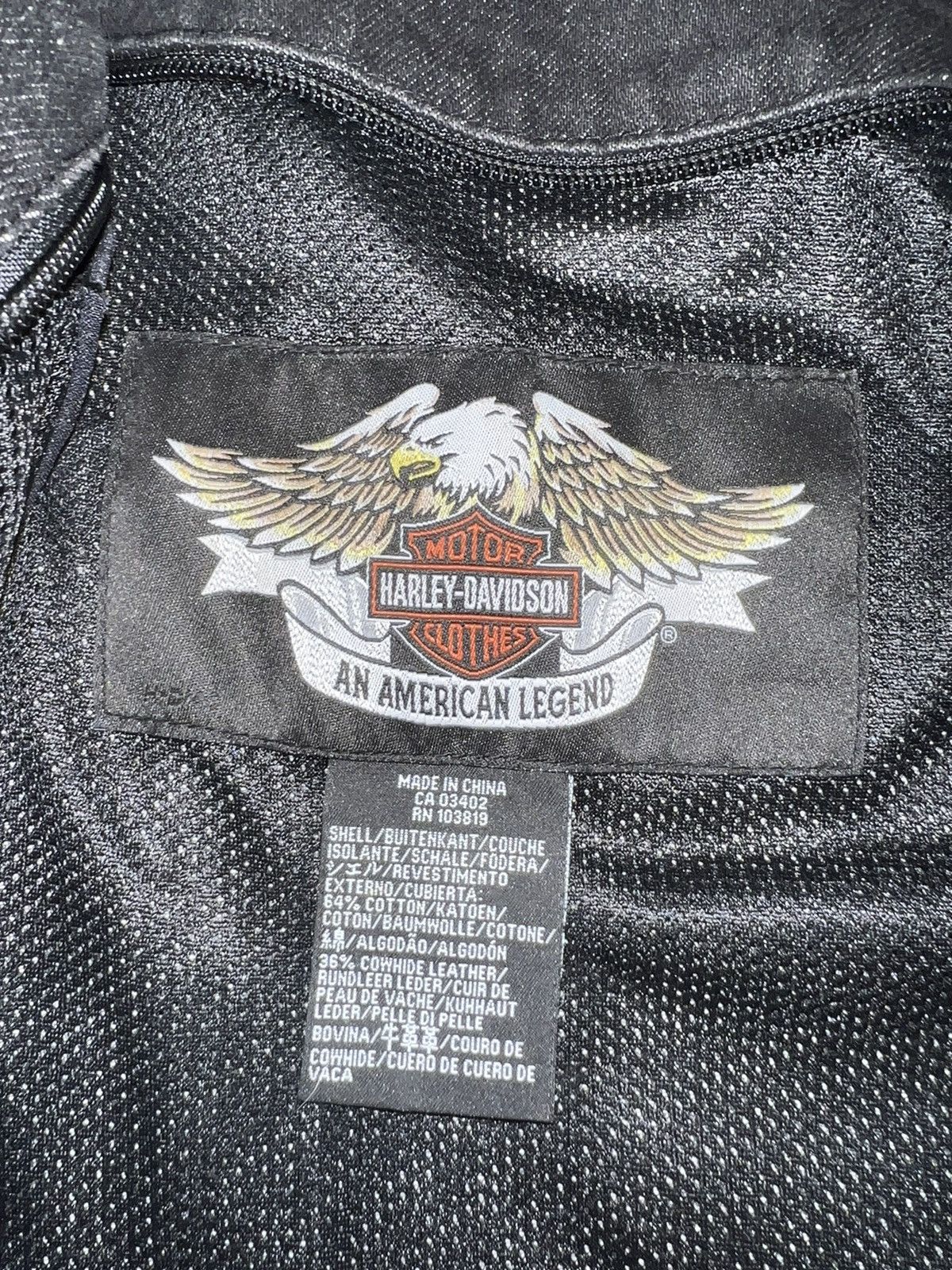 Harley Davidson × Vintage 2009 Harley Davidson FlamedSkull Leather ArmedArmouredJacket Size US M / EU 48-50 / 2 - 5 Thumbnail