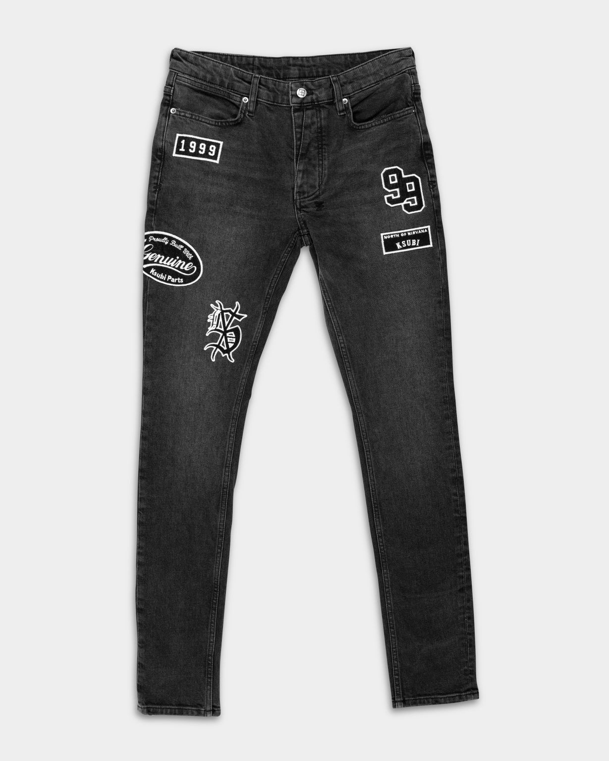 Ksubi Ksubi Van Winkle Roadhouse Black Patched Jean Size 30 Size US 30 / EU 46 - 3 Thumbnail