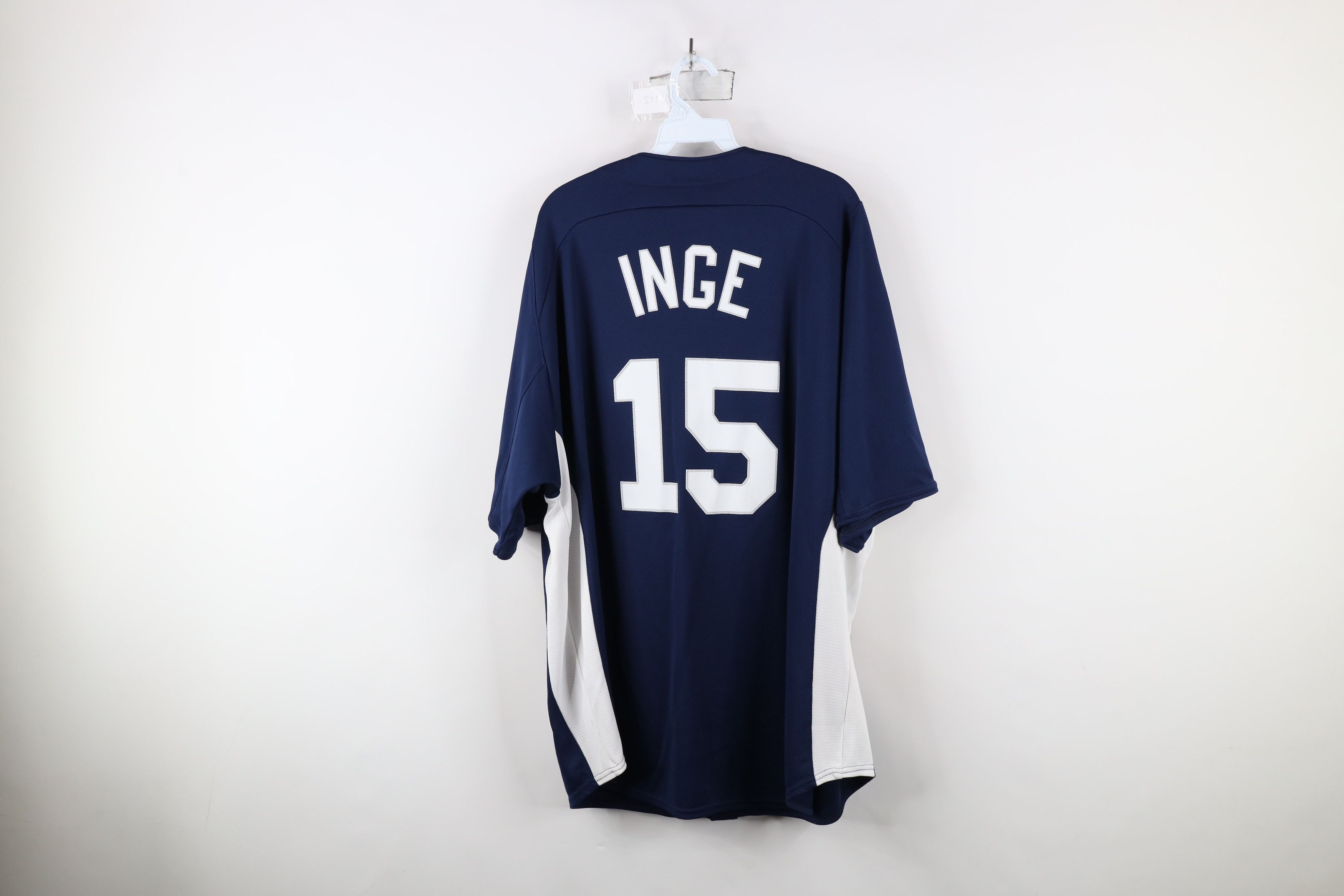 Majestic × Vintage Vintage Majestic Detroit Tigers Baseball Jersey Blue #15 Size US XXL / EU 58 / 5 - 13 Thumbnail