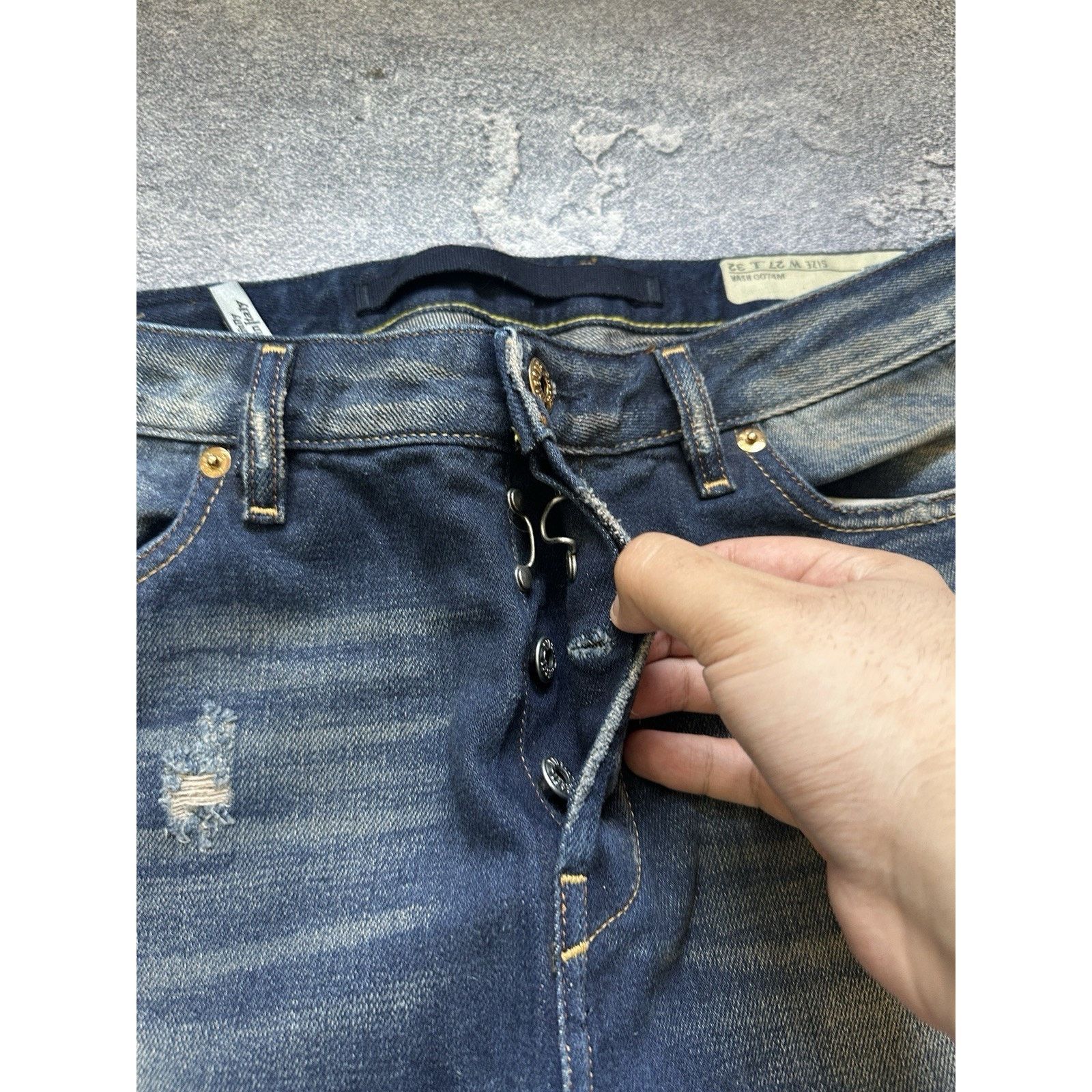 Diesel Diesel Women’s Wash Distressed StyleBoyfriend Denim Pants Size 27" / US 4 / IT 40 - 11 Thumbnail