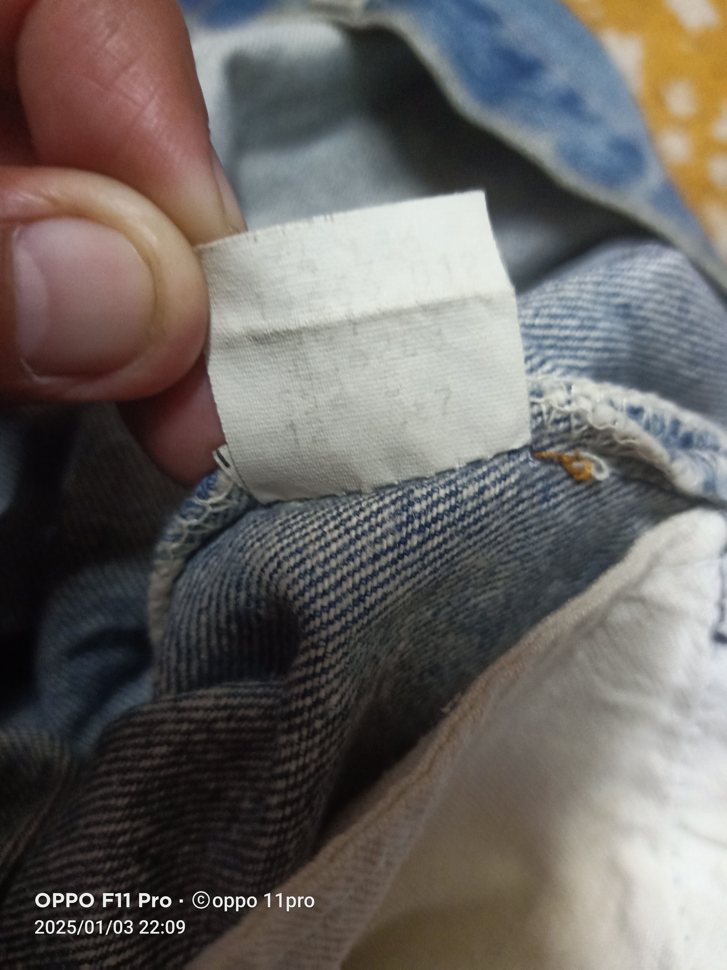 Levi's × Vintage 80s Levis Vintage Distressdenim Denim Size US 33 - 7 Thumbnail