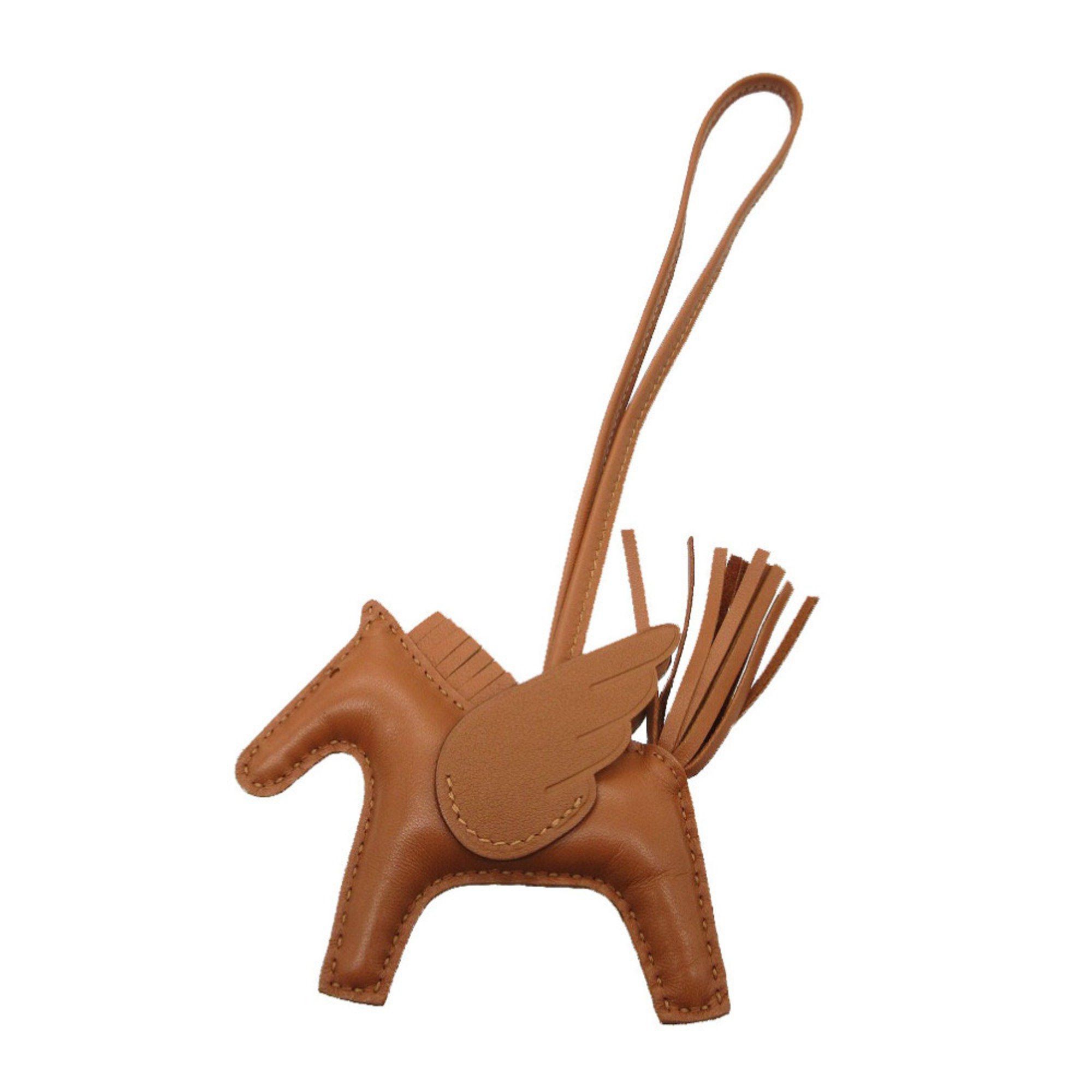 Hermes Hermès Rodeo Pegasus PM Bag Charm Keychain Anjou Milo Gold Brown 1839 HERMES Size ONE SIZE - 1 Thumbnail