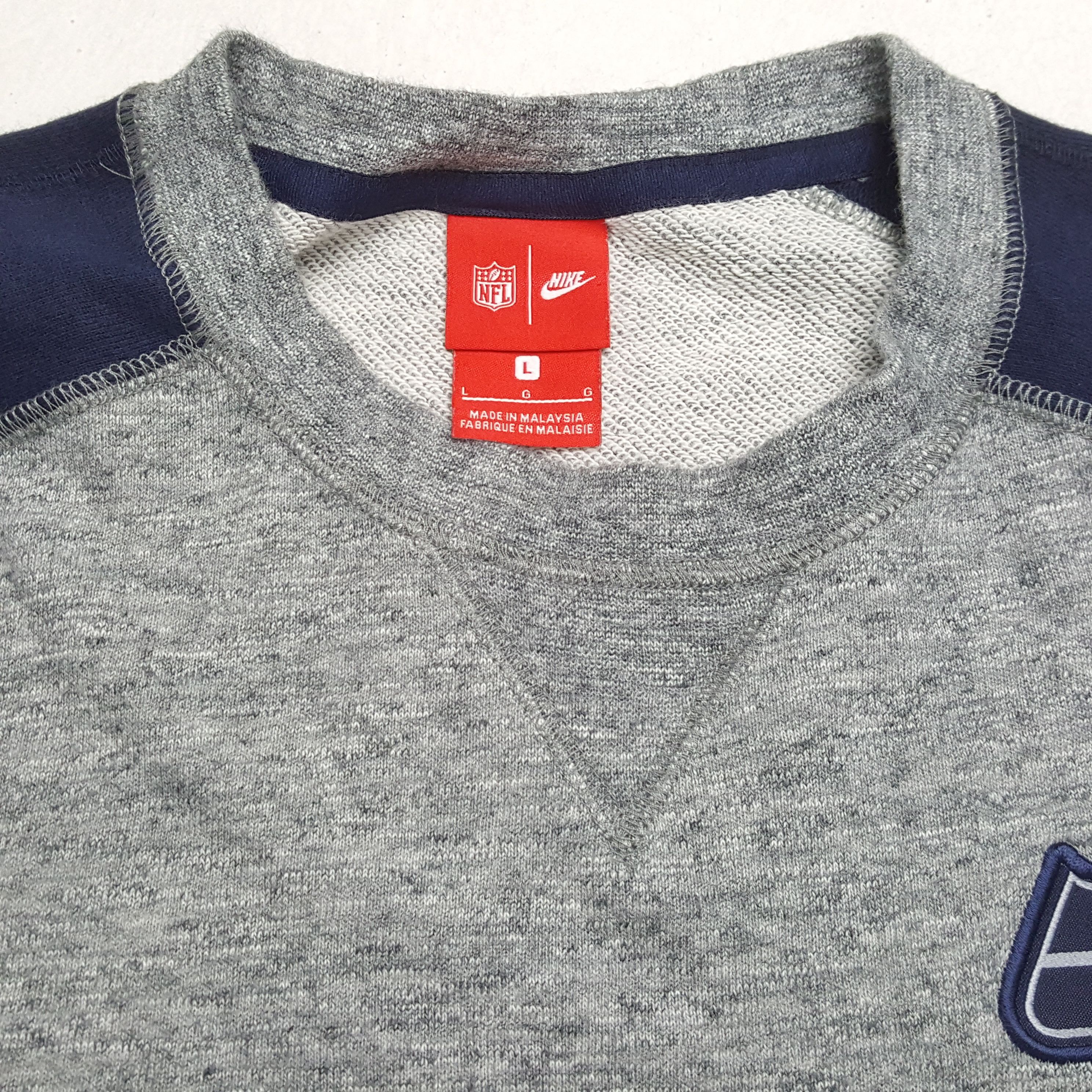 NFL × Nike × Vintage NIKE SEATLE SEAHAWKS NFL Football Team Sweatshirt Size US L / EU 52-54 / 3 - 10 Thumbnail