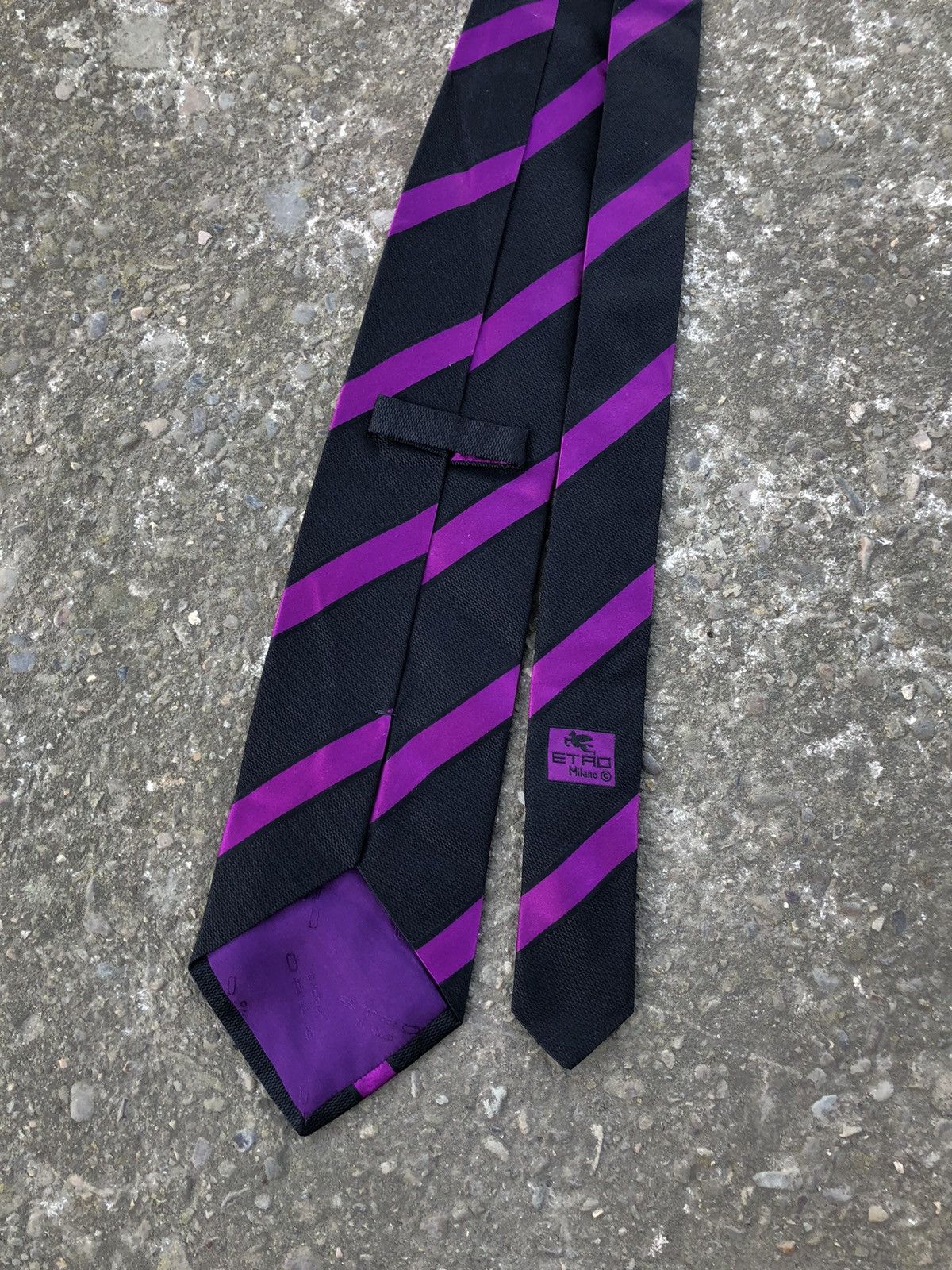 Etro Etro Milano Luxury Stripped Silk Tie Size ONE SIZE - 5 Thumbnail