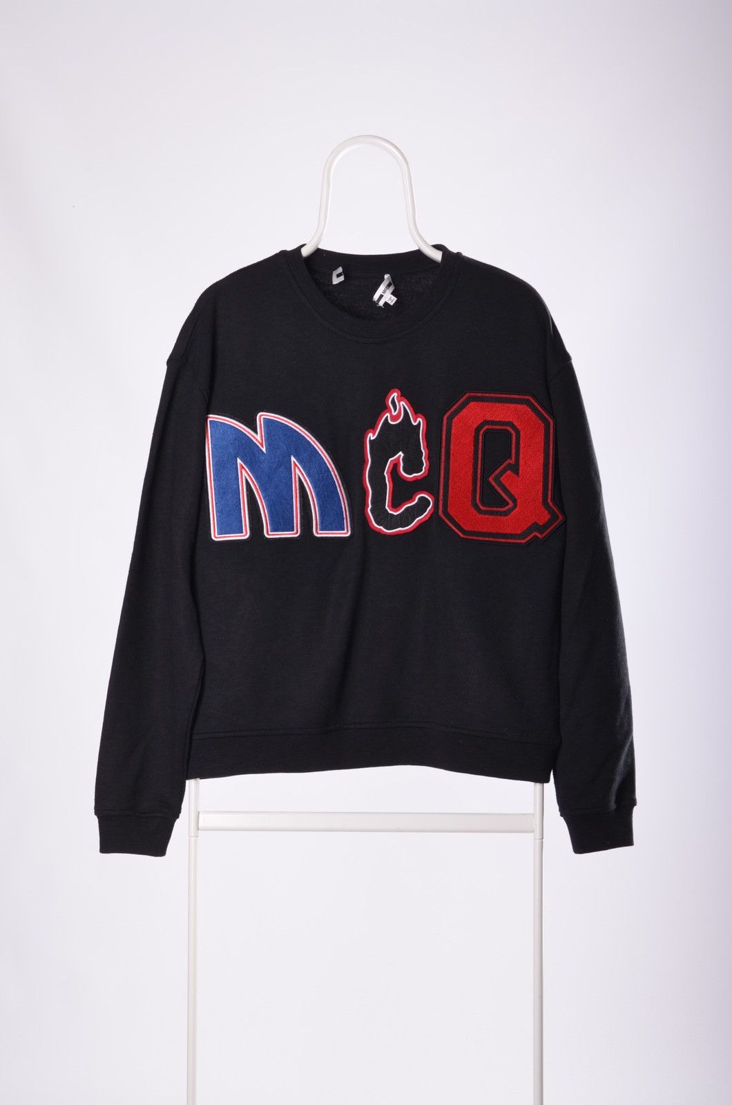 Alexander McQueen Alexander McQueen MCQ Logo Sweatshirt Black Size S Luxury Size US S / EU 44-46 / 1 - 1 Thumbnail