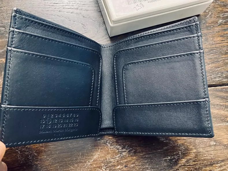Maison Margiela Margiela Key Memory Leather Bifold Wallet-2506 Size ONE SIZE - 4 Thumbnail