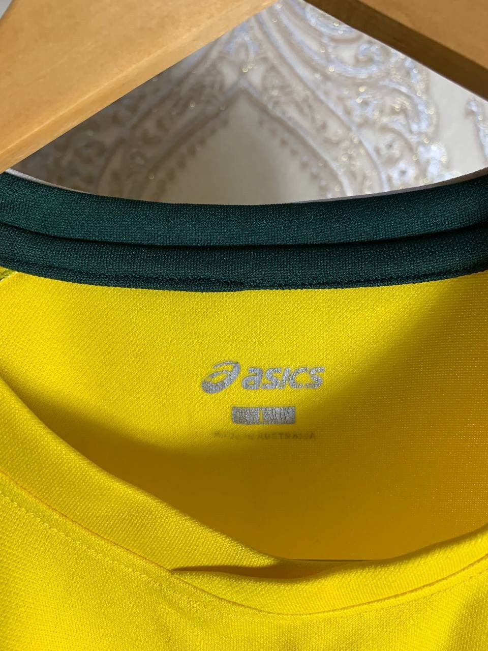 Asics × Canterbury of New Zealand ASICS AUSTRALIA WALLABY WORLD CUP 2015 RUGBY JERSEY RARE Y2K Size US L / EU 52-54 / 3 - 8 Thumbnail