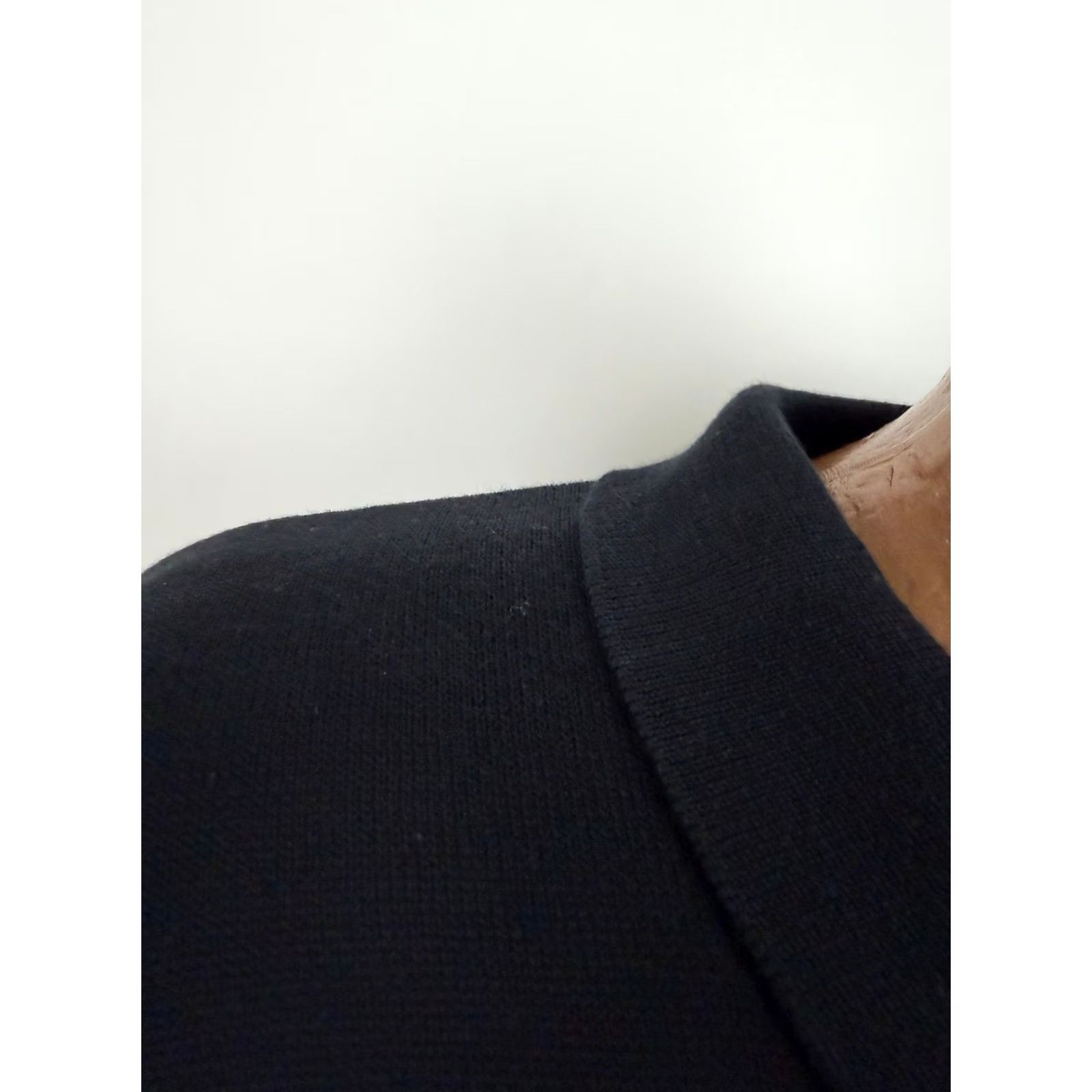 Vintage VINTAGE Munsingwear Polo Shirt Men XL Black Knit Embroidered Golf Cotton Polo Shirt XL Men Black Vintage Nike Size US XL / EU 56 / 4 - 4 Thumbnail