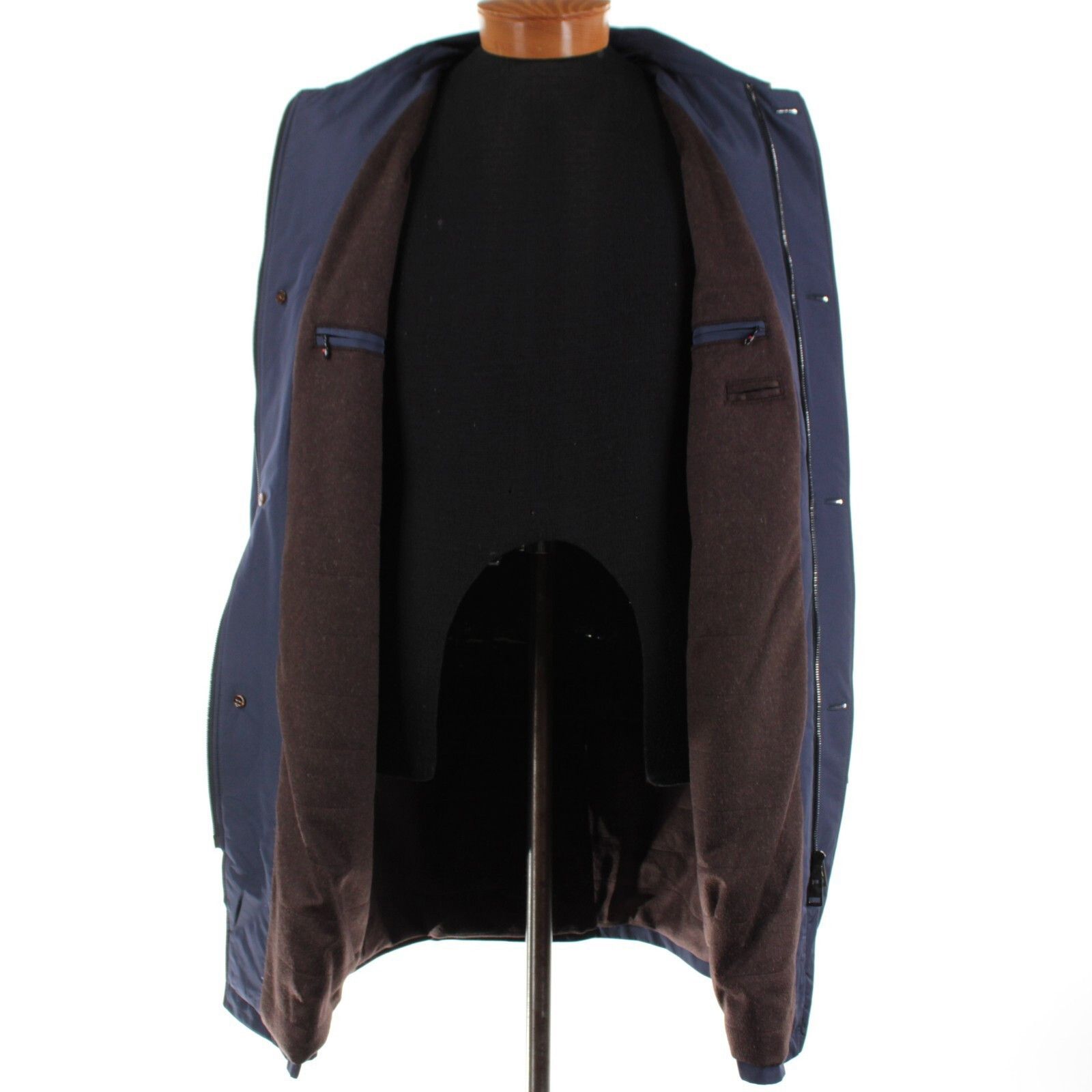 Kiton Kiton Jacket Size S US In Blue Polyester Size US S / EU 44-46 / 1 - 8 Thumbnail