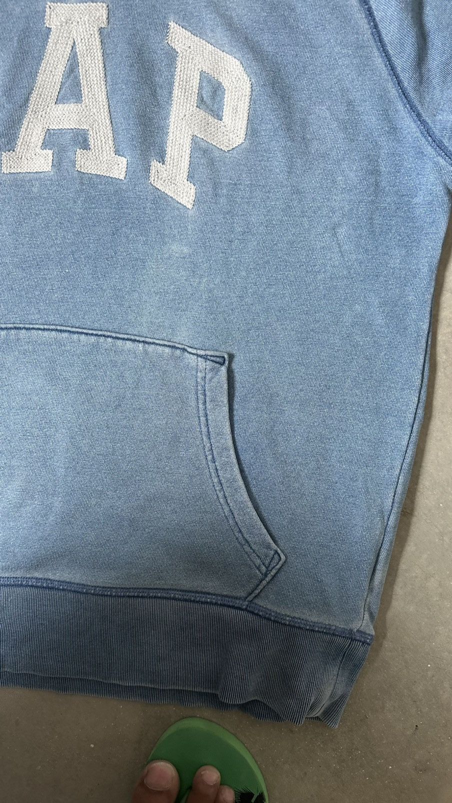 Gap VINTAGE GAP DENIM COLOUR HOODIE Size US M / EU 48-50 / 2 - 3 Thumbnail