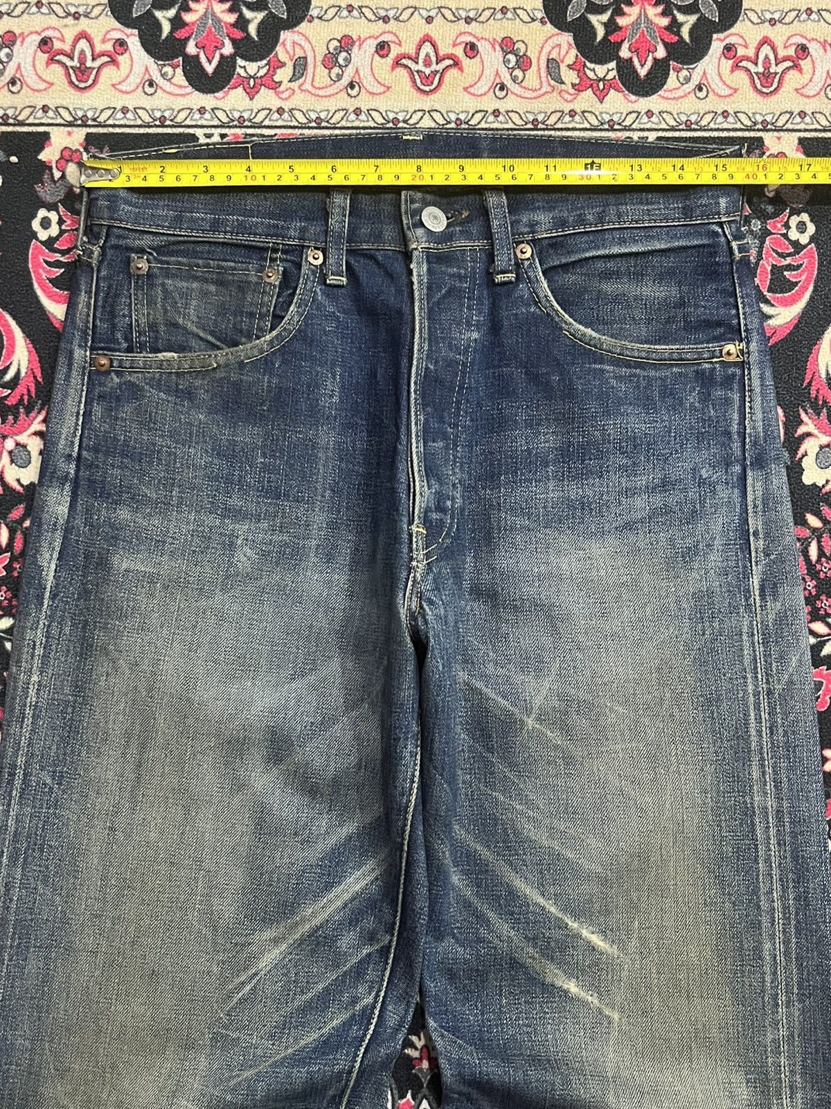 Levi's Vintage Clothing ⚡️Selvedge⚡️Vintage Levi’s 501 LVC Big E Blue Faded Wash Jeans Size US 32 / EU 48 - 16 Thumbnail