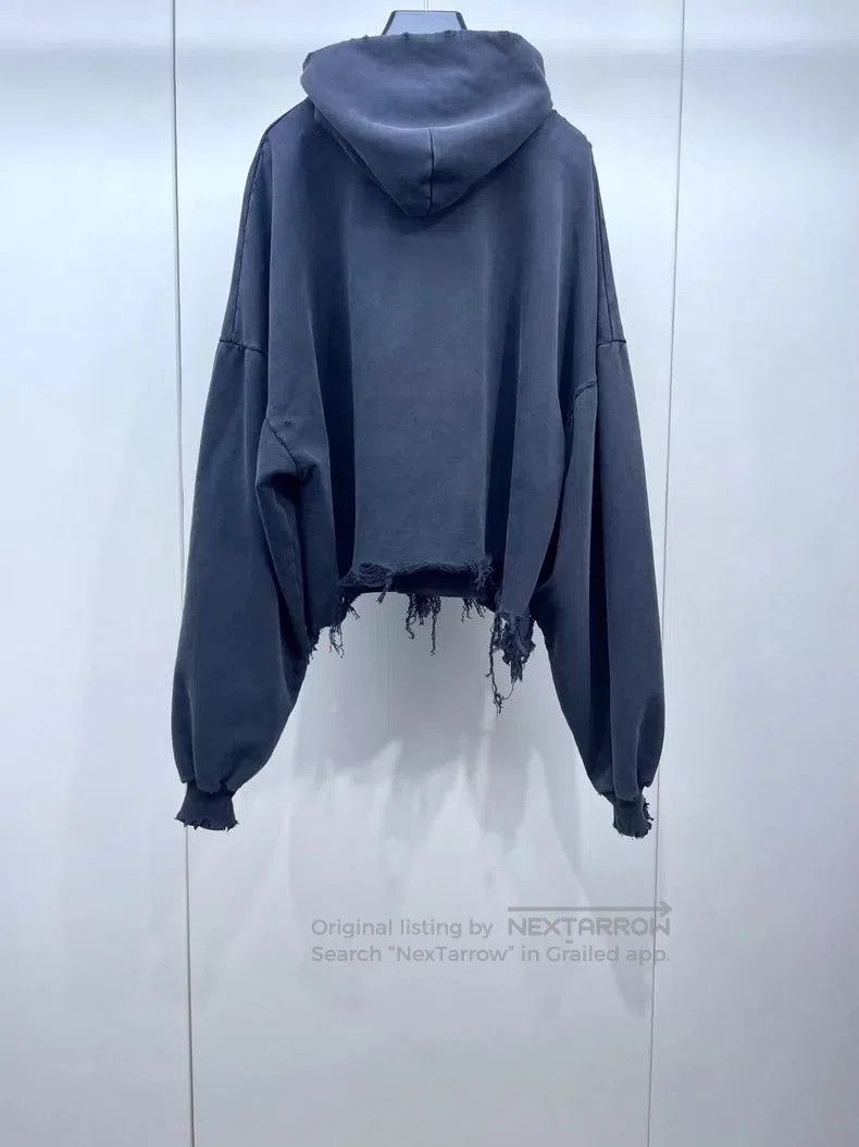 Balenciaga Balenciaga Black Hooded Sweatshirt. Size US L / EU 52-54 / 3 - 2 Thumbnail