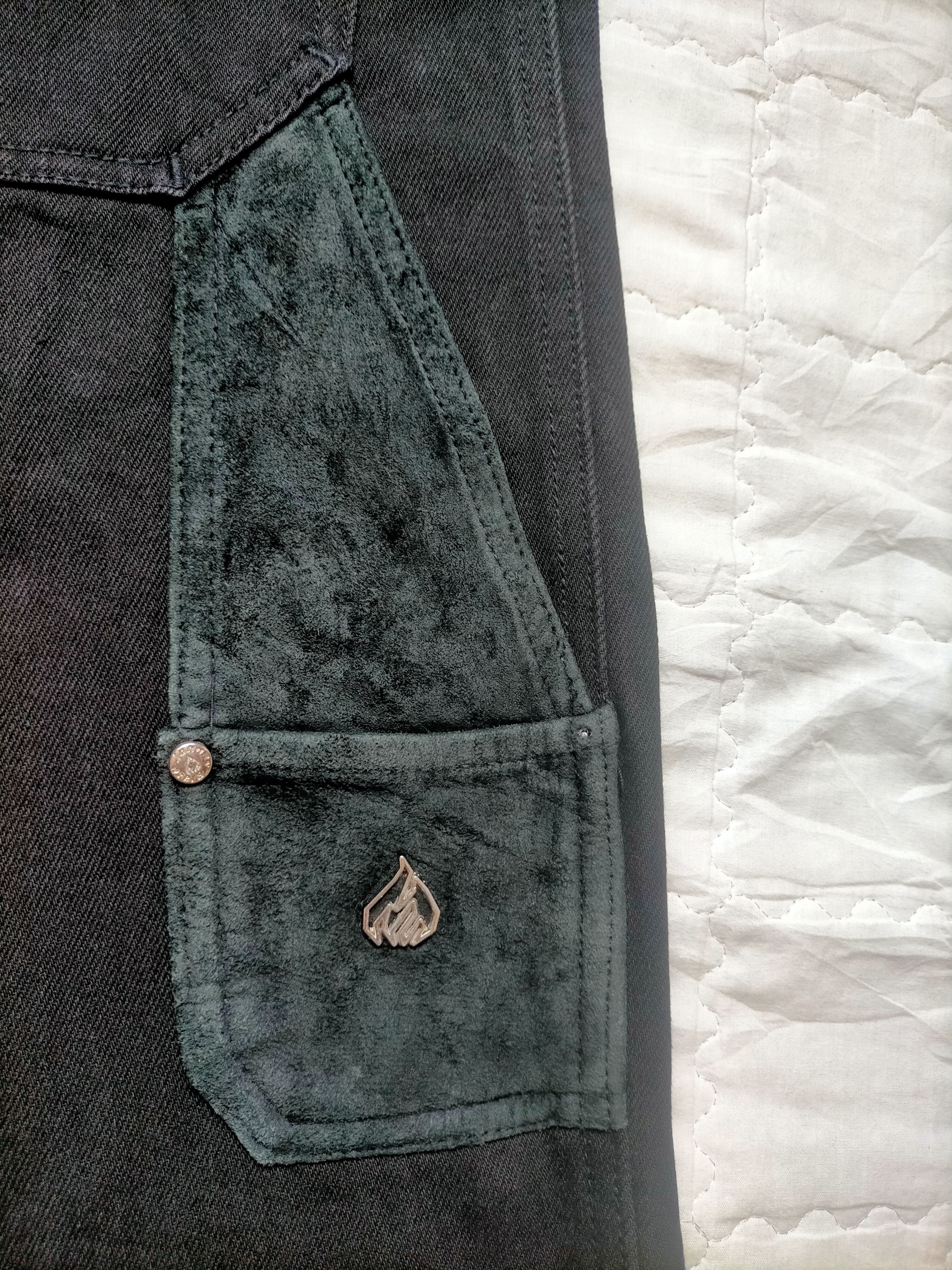 JNCO Johnny Blaze Baggy Carpenter Hip Hop Black Jeans Size US 32 / EU 48 - 18 Thumbnail
