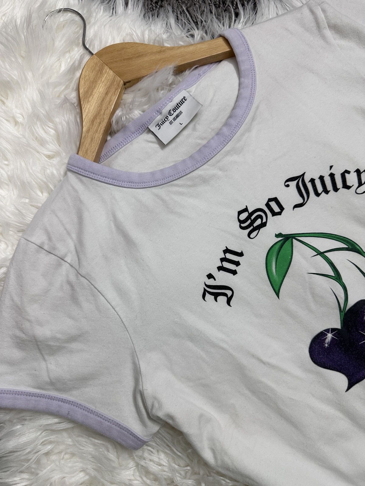 Juicy Couture Juicy Couture white t-shirt Size L / US 10 / IT 46 - 4 Thumbnail