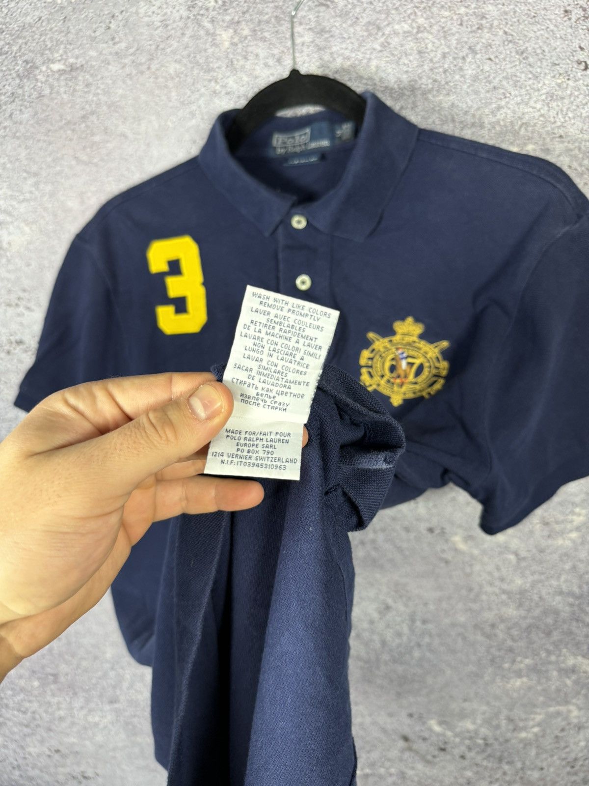 Polo Ralph Lauren × Vintage Polo Ralph Lauren Mens Equestrian Horse Crest Polo Rugby #3 Size US M / EU 48-50 / 2 - 9 Thumbnail