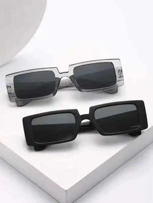 Electric Visual Y2K Retro Punk Kurt Cobain Style Sunglasses 2 Piece Set Size ONE SIZE - 1 Thumbnail
