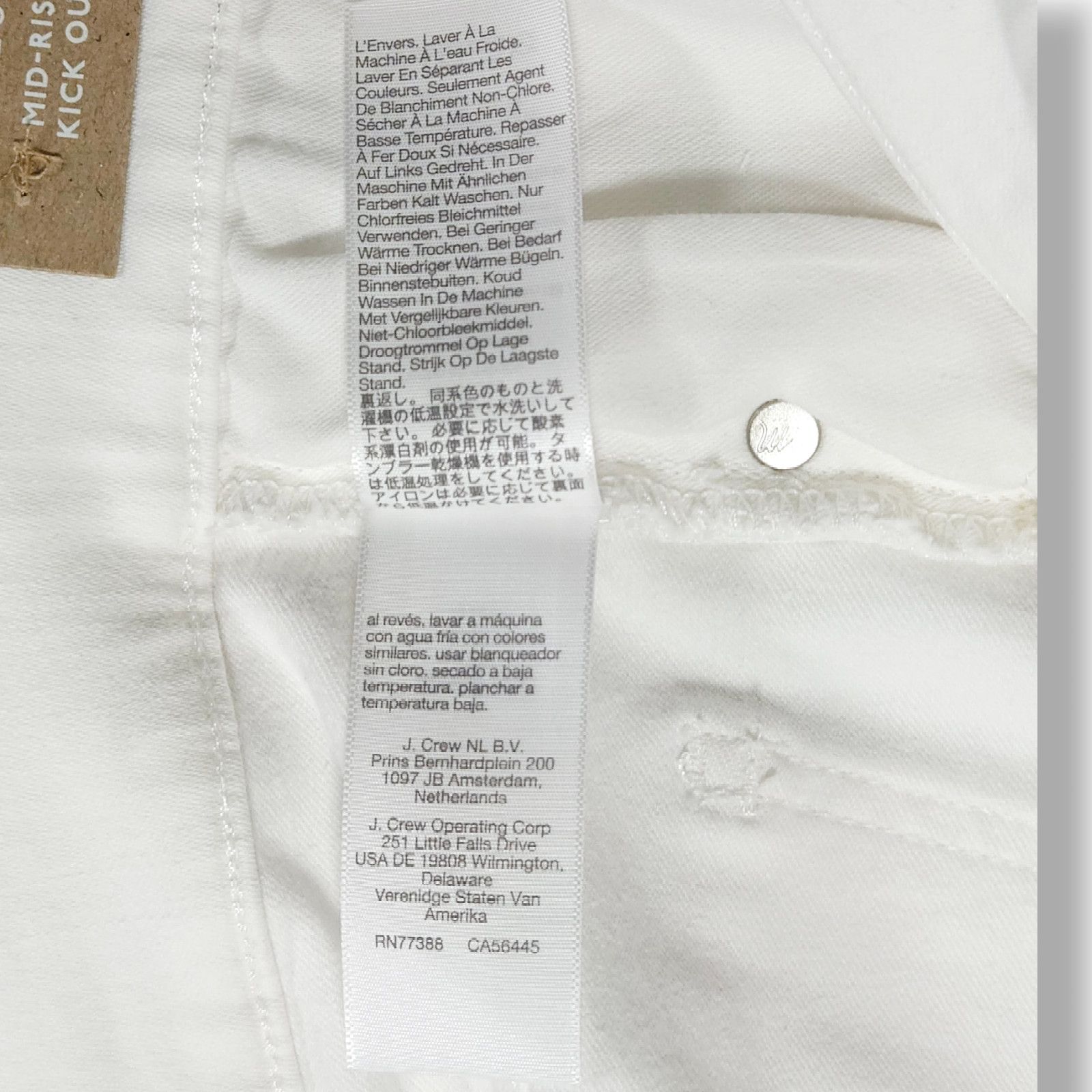 Madewell NWT Madewell Petite Kick Out Crop Ankle Jeans Sz. 28Px26 Size 28" / US 6 / IT 42 - 10 Thumbnail