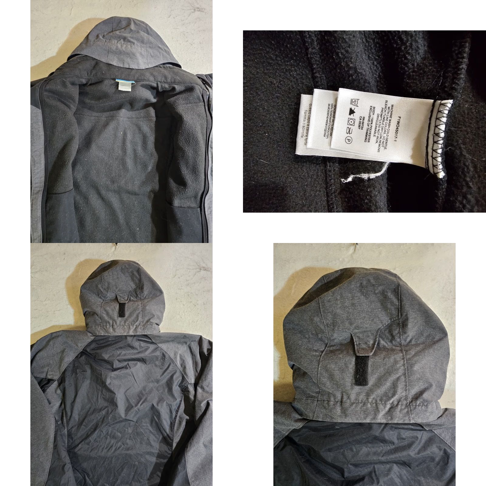 Vintage VINTAGE Columbia 3-in-1 Sleet To Street Interchange Jacket Women's Large Gray Regular Size Jacket Size L / US 10 / IT 46 - 8 Thumbnail