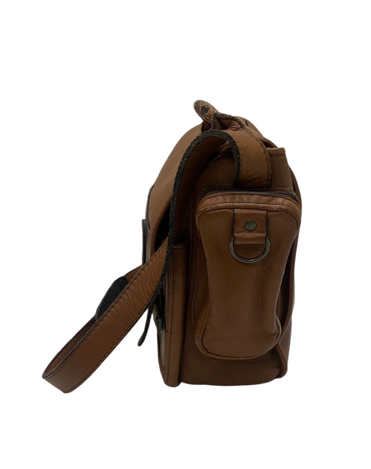 Genuine Leather × Kingsman × Porter ARCHIVE 1980s Porter Kingsman Baron Leather Doc Shoulder Bag Size ONE SIZE - 5 Thumbnail