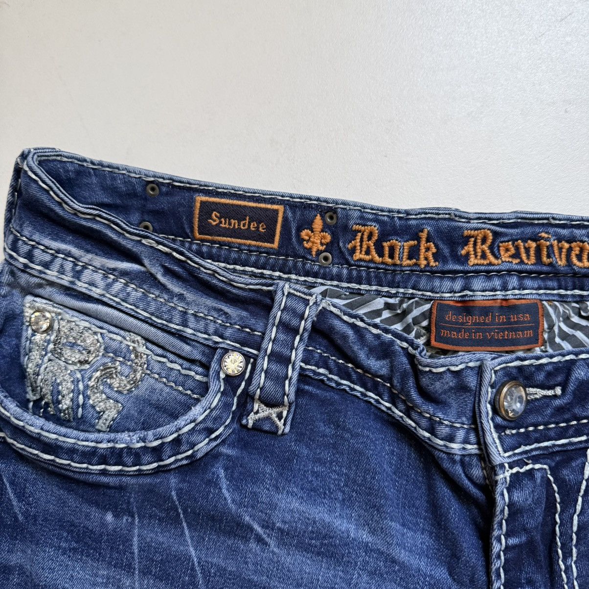 Rock Revival Rock Revival Sundee Easy Skinny Jeans Size 33" - 8 Thumbnail