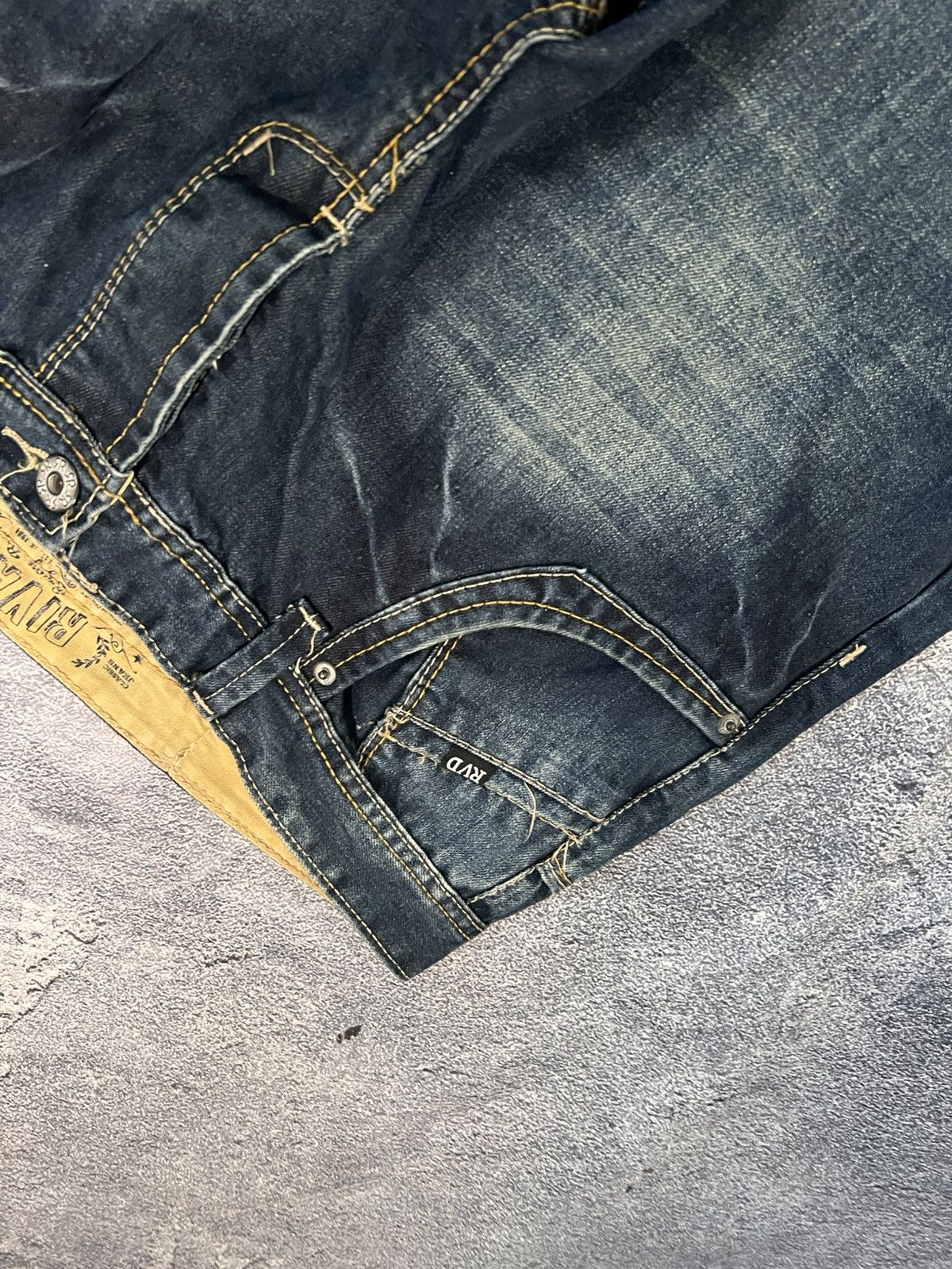 Japanese Brand Japanese Denim Shredded Draped Jean — Number Nine Style Size US 36 / EU 52 - 7 Thumbnail