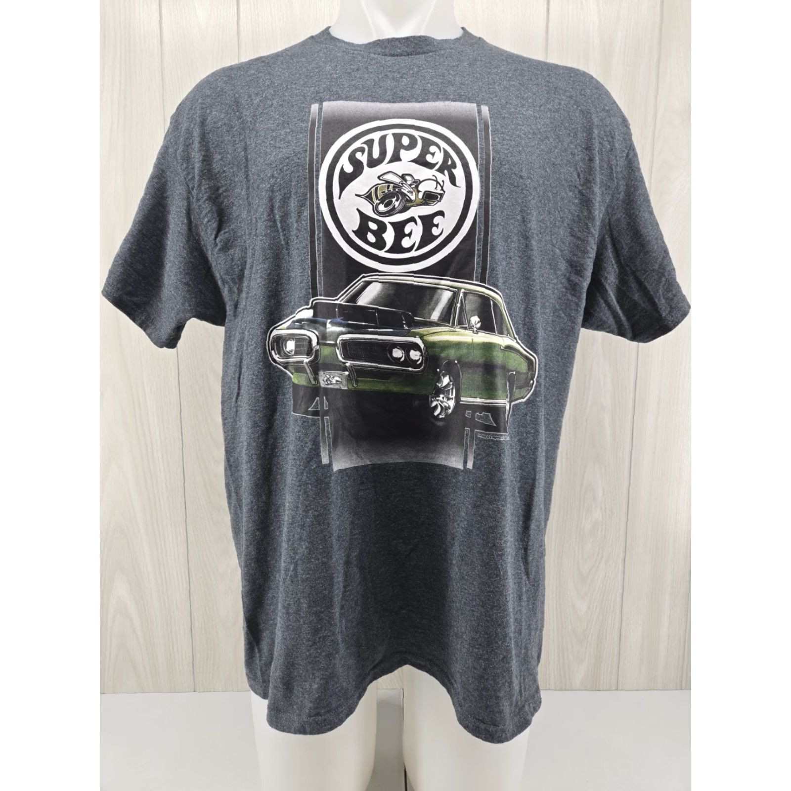 Gildan Gildan Super Bee T Shirt Mopar Car Enthusiasts Gray XL Mens Short Sleeve Crew Neck Cotton Blends 50/50 Vintage No Size US XL / EU 56 / 4 - 2 Thumbnail