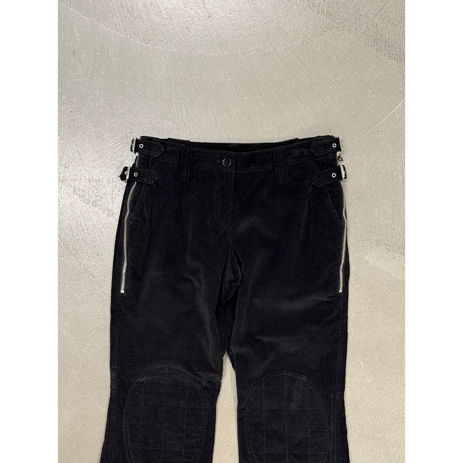 Dolce & Gabbana A/W2003 Dolce & Gabbana runway bondage corduroy biker pants Size US 26 / EU 42 - 4 Thumbnail