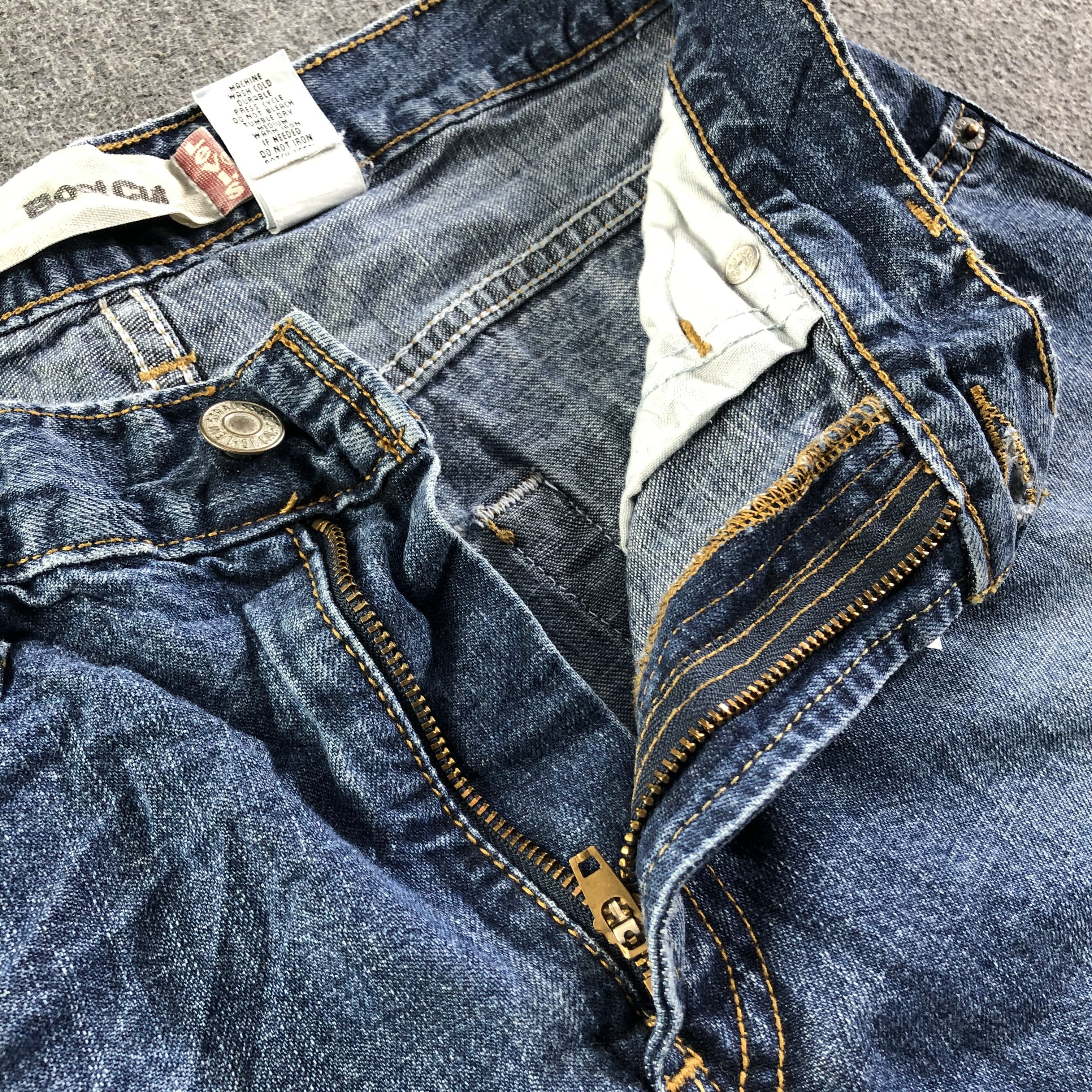Levi's Vintage Blue Wash Levis 527 Jeans-J4128 Size 30" / US 8 / IT 44 - 8 Thumbnail
