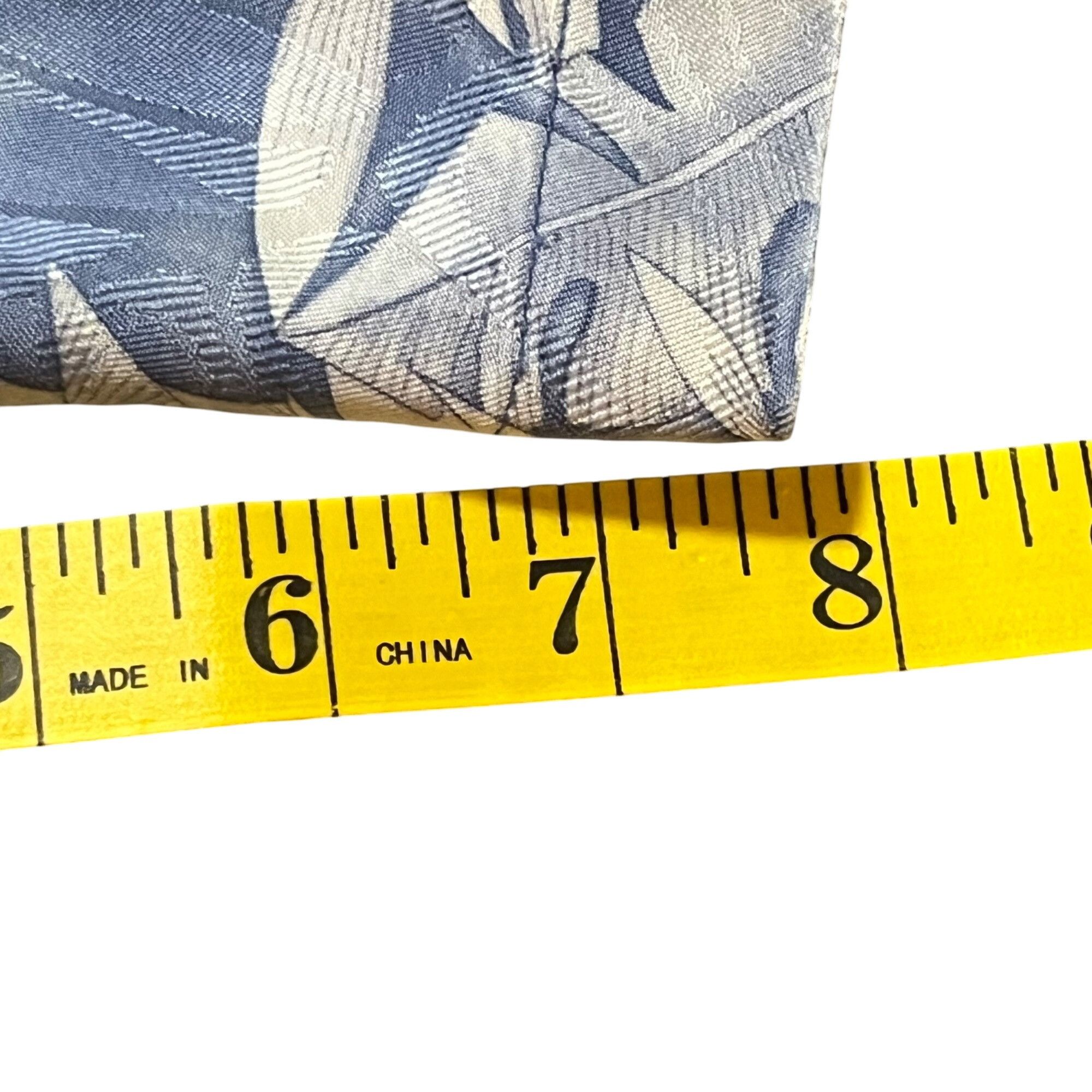 Tommy Bahama Tommy Bahama Hawaiian Blue Shirt Large Tropical Linen Blend Size US L / EU 52-54 / 3 - 6 Thumbnail