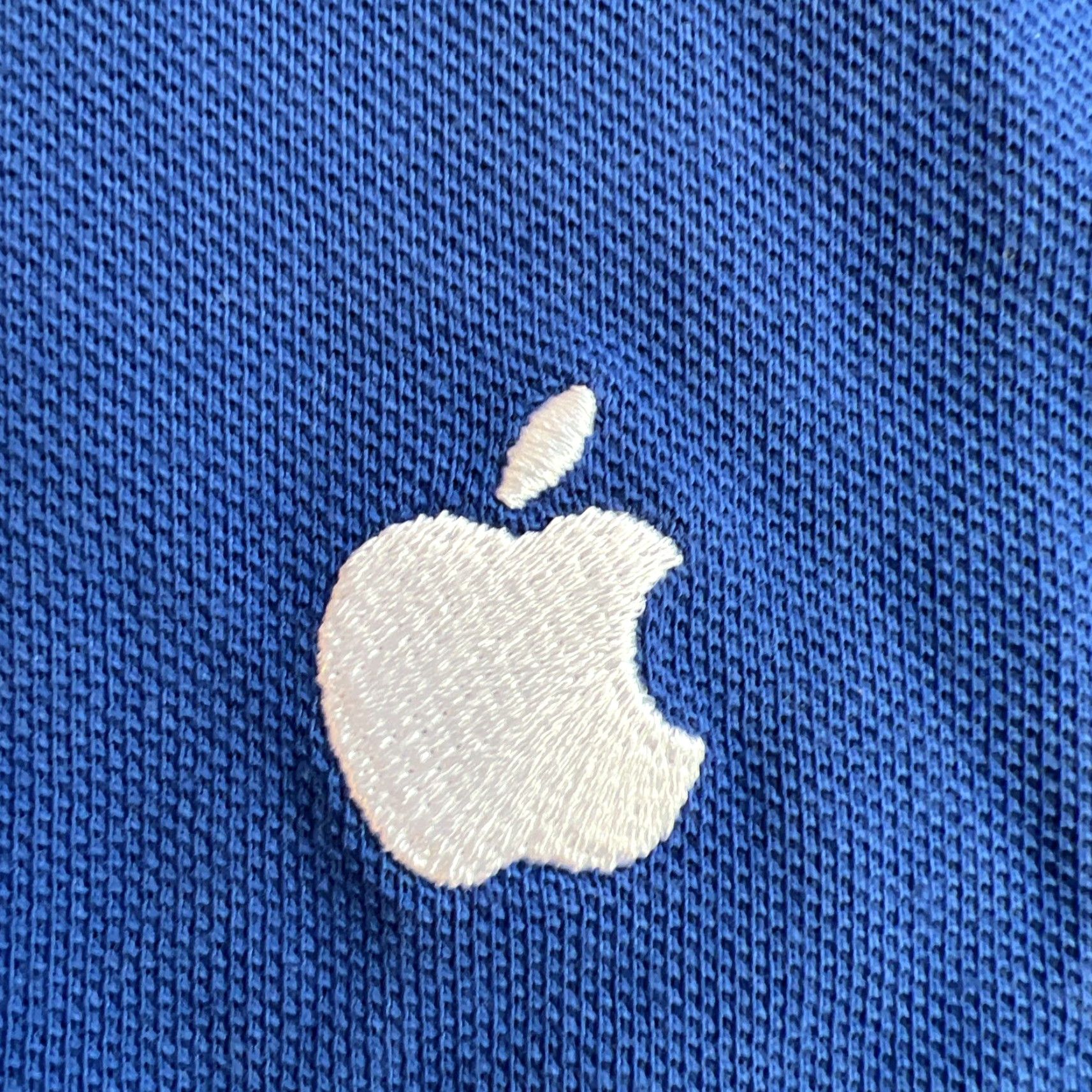 Apple VINTAGE Apple Shirt Polo M Blue) Apple Store Employee Issued Embroidered Logo Medium Men Regular Short Sleeve 100% Cotton Green? Size US M / EU 48-50 / 2 - 2 Thumbnail