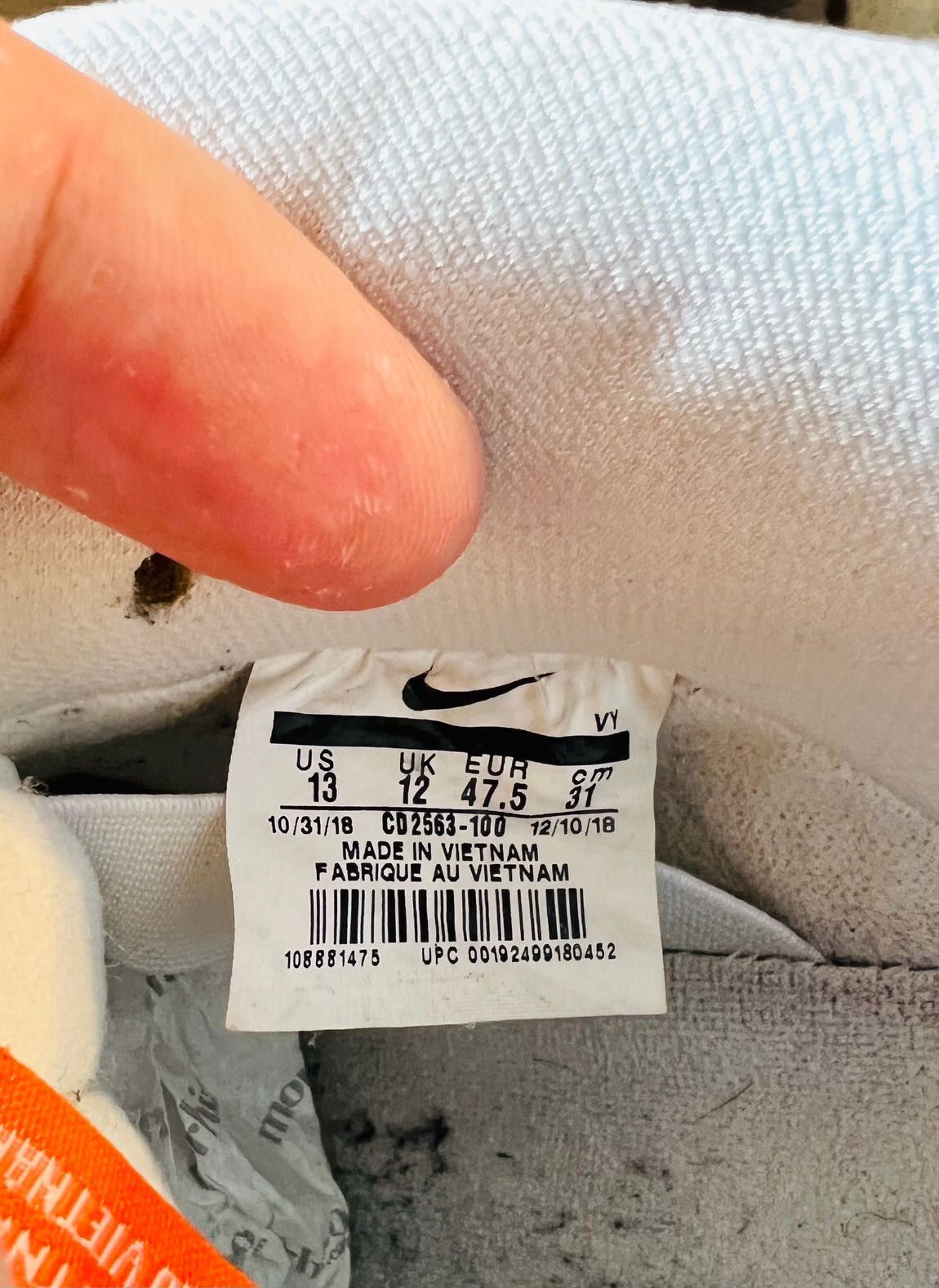 Nike Nike SB Dunk Low Orange Label White Size US 13 / EU 46 - 7 Thumbnail