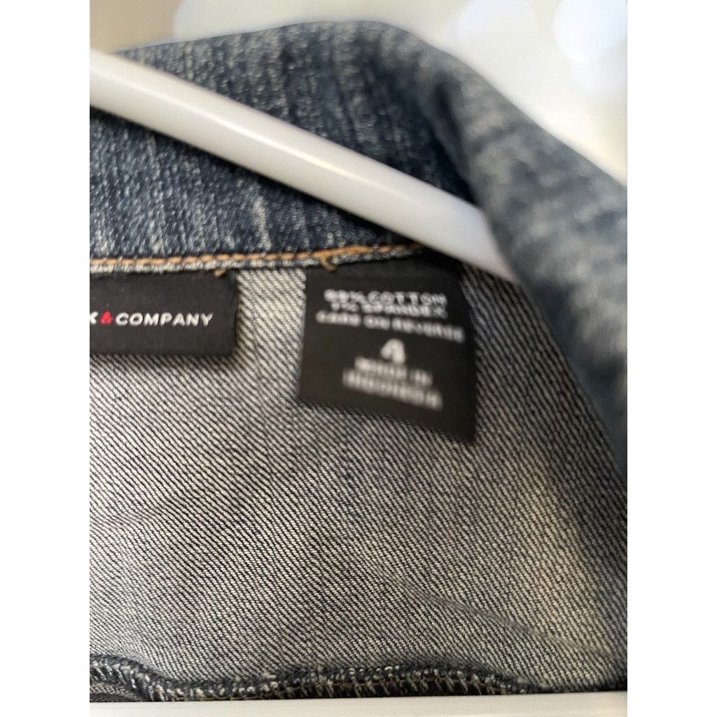 Other New York & Company Women's Blue Denim Jean Jacket Size 4 Size S / US 4 / IT 40 - 5 Thumbnail