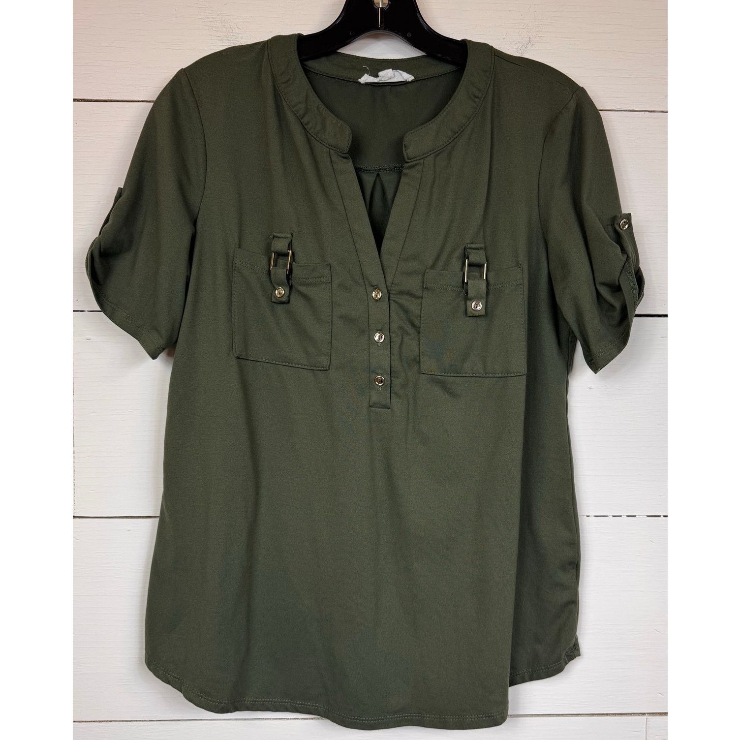 Other Perseption Concept Green Blouse Women's Size Small Size S / US 4 / IT 40 - 1 Thumbnail
