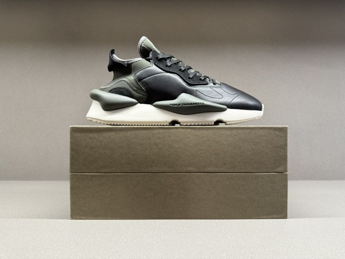 Y-3 Adidas Y-3 Kaiwa Black Cinder Chalk Pearl Size US 12.5 / EU 45-46 - 3 Thumbnail