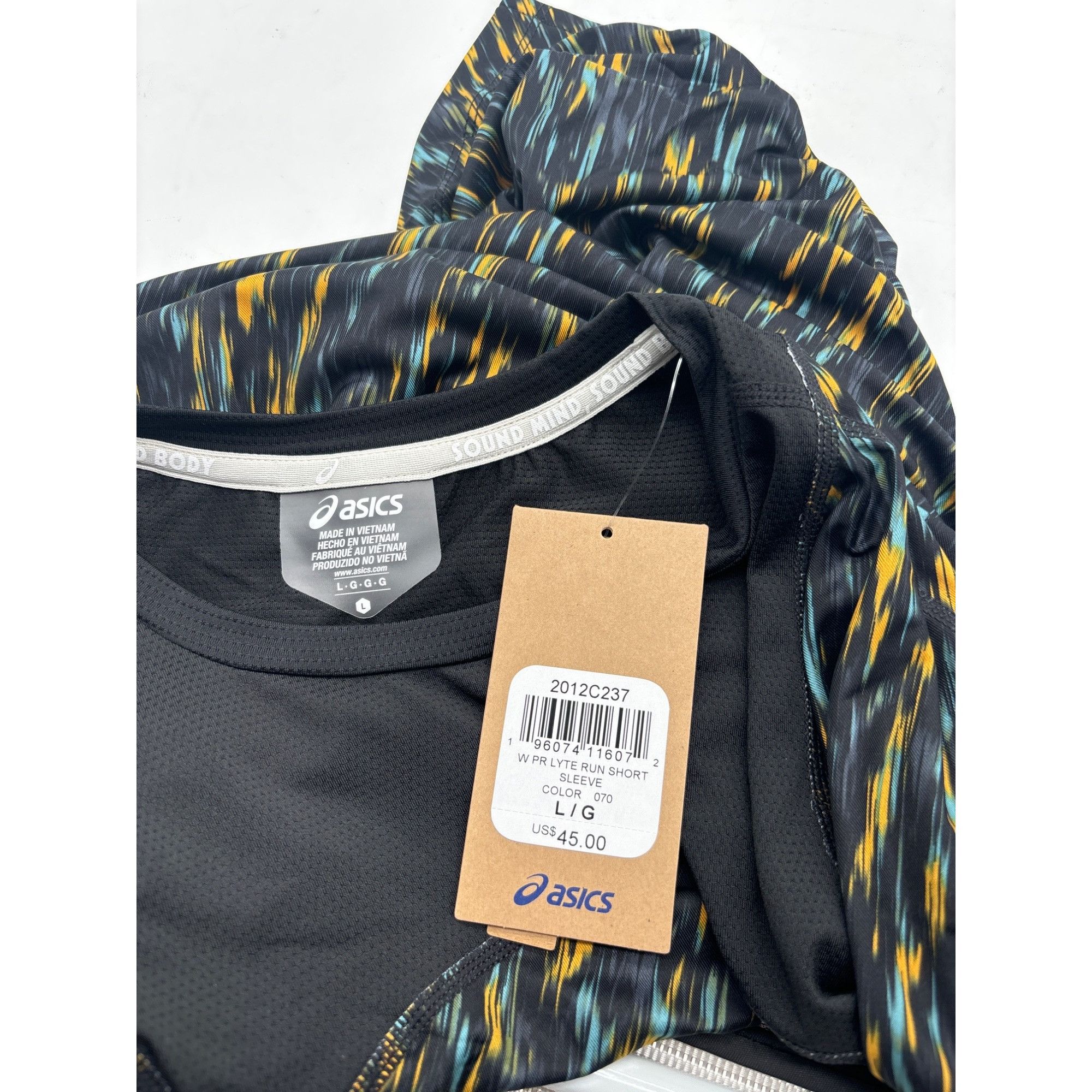 Asics ASICS Women's PR Lyte Run Short Sleeve Top, Night Shade/ Sag Size L / US 10 / IT 46 - 7 Thumbnail