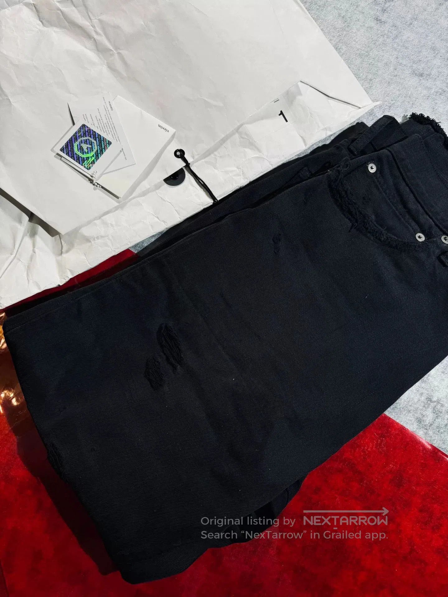 Visvim visvim journeyman black tacked crash jeans. Size US 26 / EU 42 - 8 Thumbnail