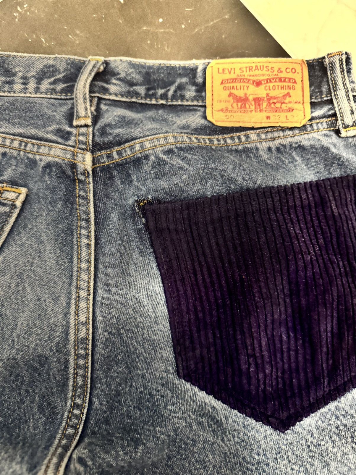 Levi's Vintage Clothing Reworked Levis Size US 32 / EU 48 - 3 Thumbnail