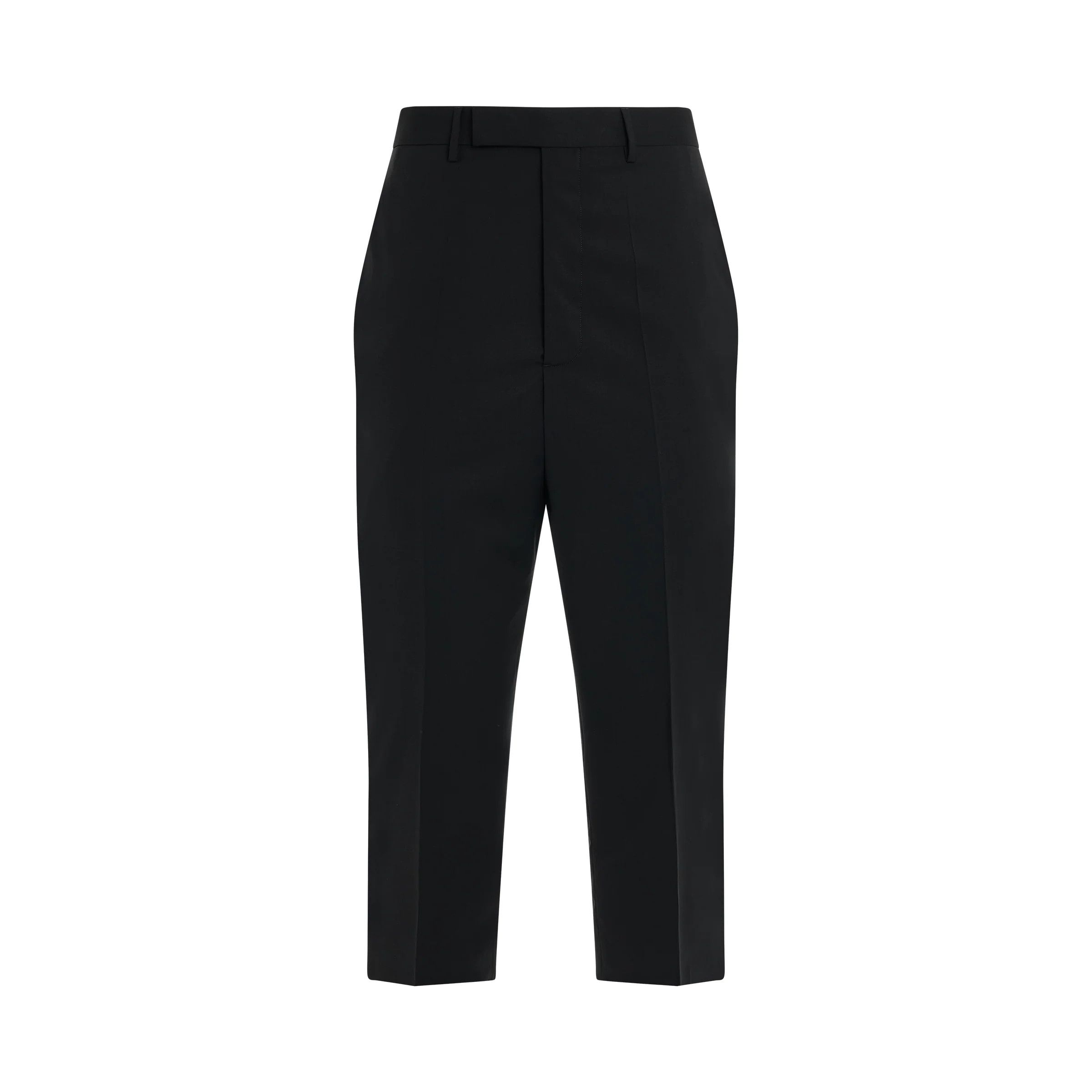 Rick Owens o1mris0824 Croped Pants in Black Size US 32 / EU 48 - 1 Thumbnail