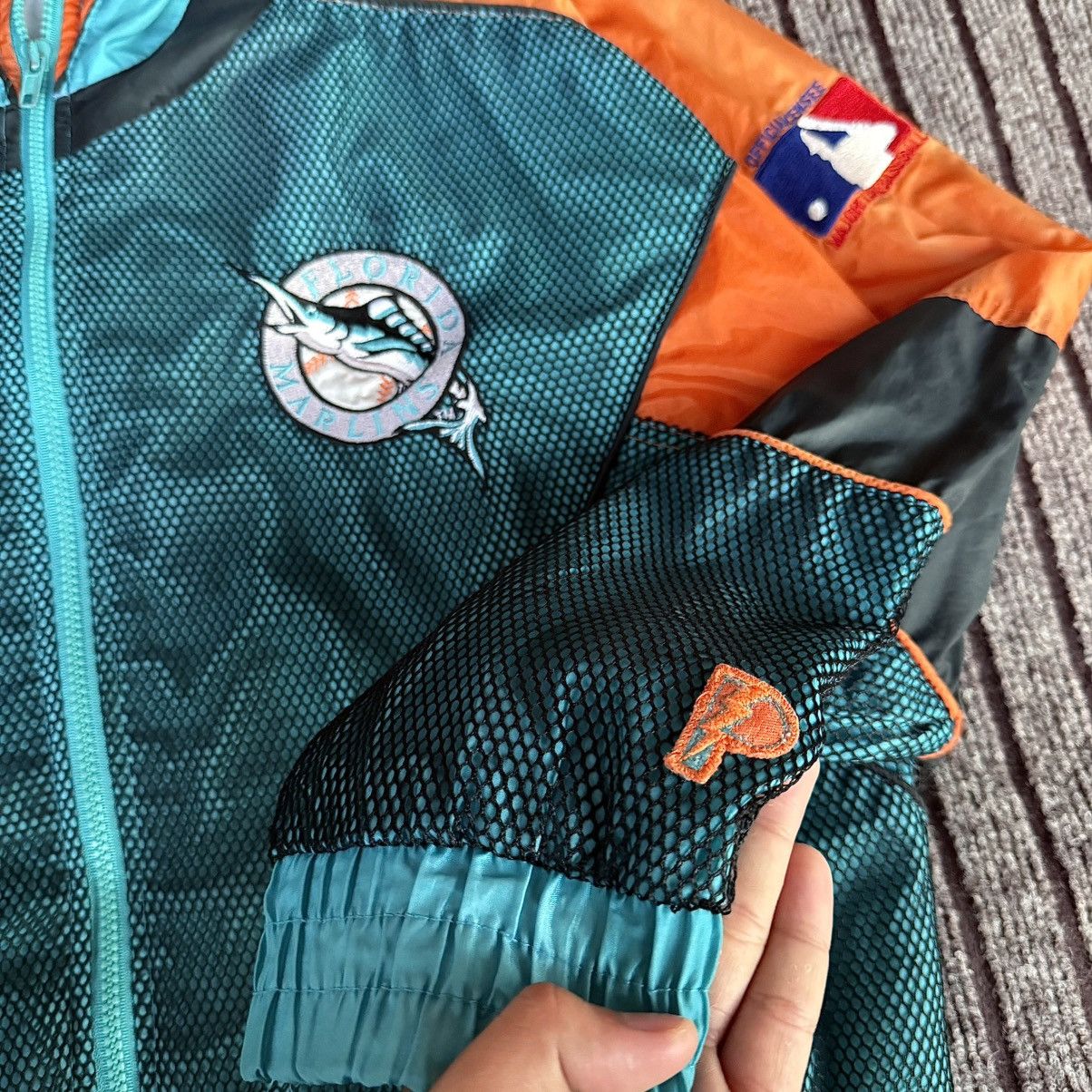 Other Vintage 90s Florida Marlins Pro Player Tag Windbreaker Size US XL / EU 56 / 4 - 7 Thumbnail