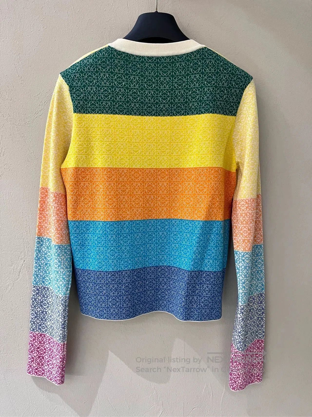 Loewe LOEWE FW22 Wool Jacquard Striped Sweater. Size US M / EU 48-50 / 2 - 2 Thumbnail