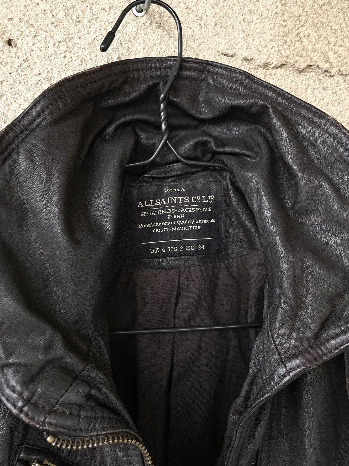 Allsaints Allsaints Belvedere Avant Garde Biker Leather Jacket US 2 Size XS / US 0-2 / IT 36-38 - 3 Thumbnail