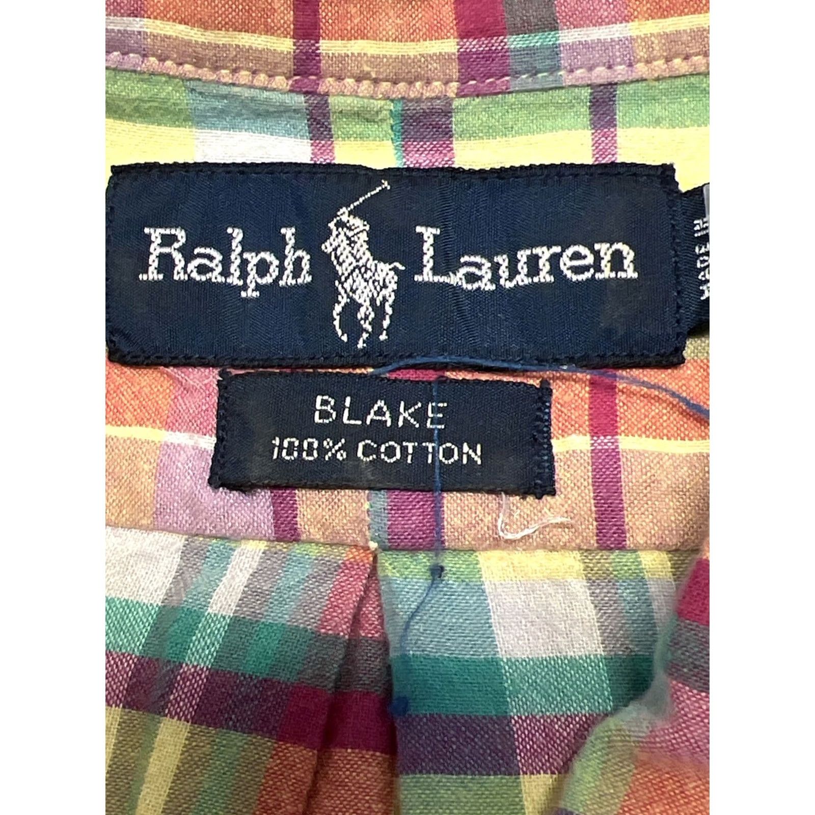 Ralph Lauren Ralph Lauren Blake Plaid Shirt Mens XXL Short Sleeve Button-Down 100% Cotton Size US XXL / EU 58 / 5 - 4 Thumbnail