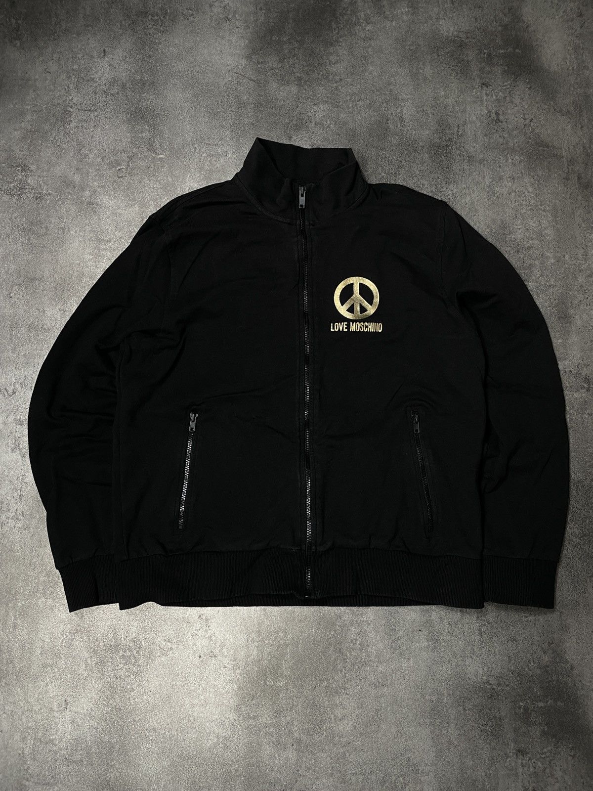 Moschino 🔥Offer🔥Love Moschino Sweatshirt Zip Gold Logo Hype Rare Size M / US 6-8 / IT 42-44 - 1 Thumbnail