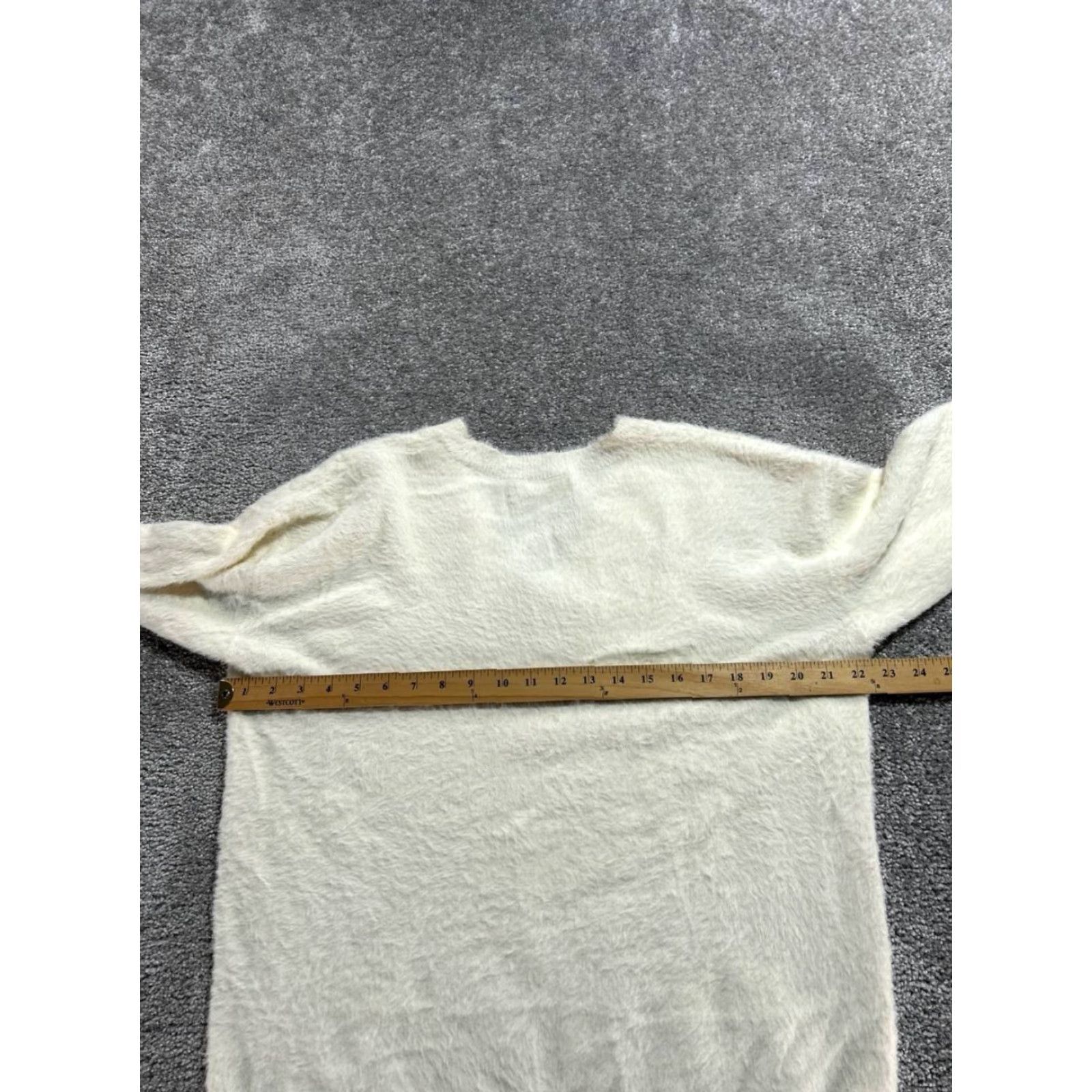 Anthropologie Anthropologie Sweater Womens Medium Beige Stretch Knit V-Neck Pullover Casual Winter Fall Knit Warm Wear Size M / US 6-8 / IT 42-44 - 6 Thumbnail