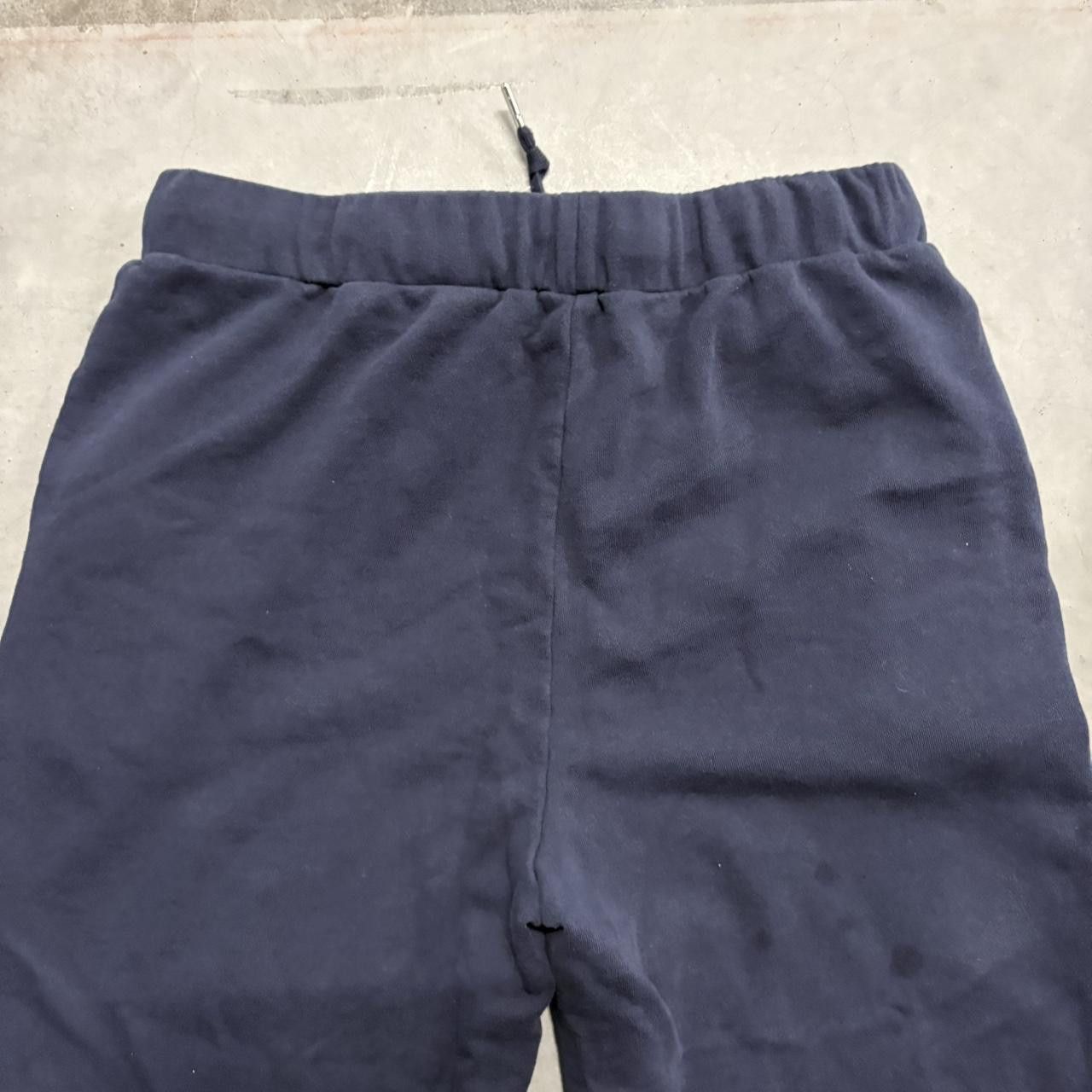 Japanese Brand × Vintage Crazy Vintage Y2K/2000s Baggy Navy Blue Loungewear Sweatpants! Size US 32 / EU 48 - 6 Thumbnail