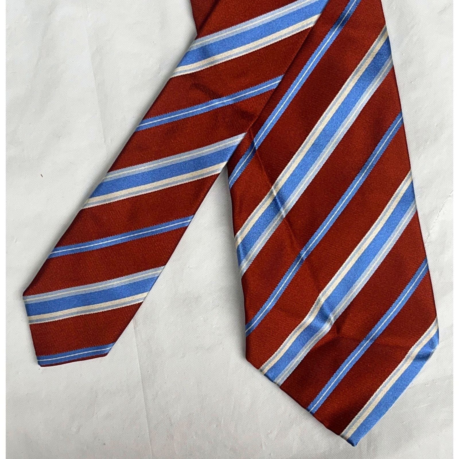 Andrew's Ties ZADI Andrew's Ties Men's Silk Tie Striped Made in Italy Size ONE SIZE - 2 Thumbnail