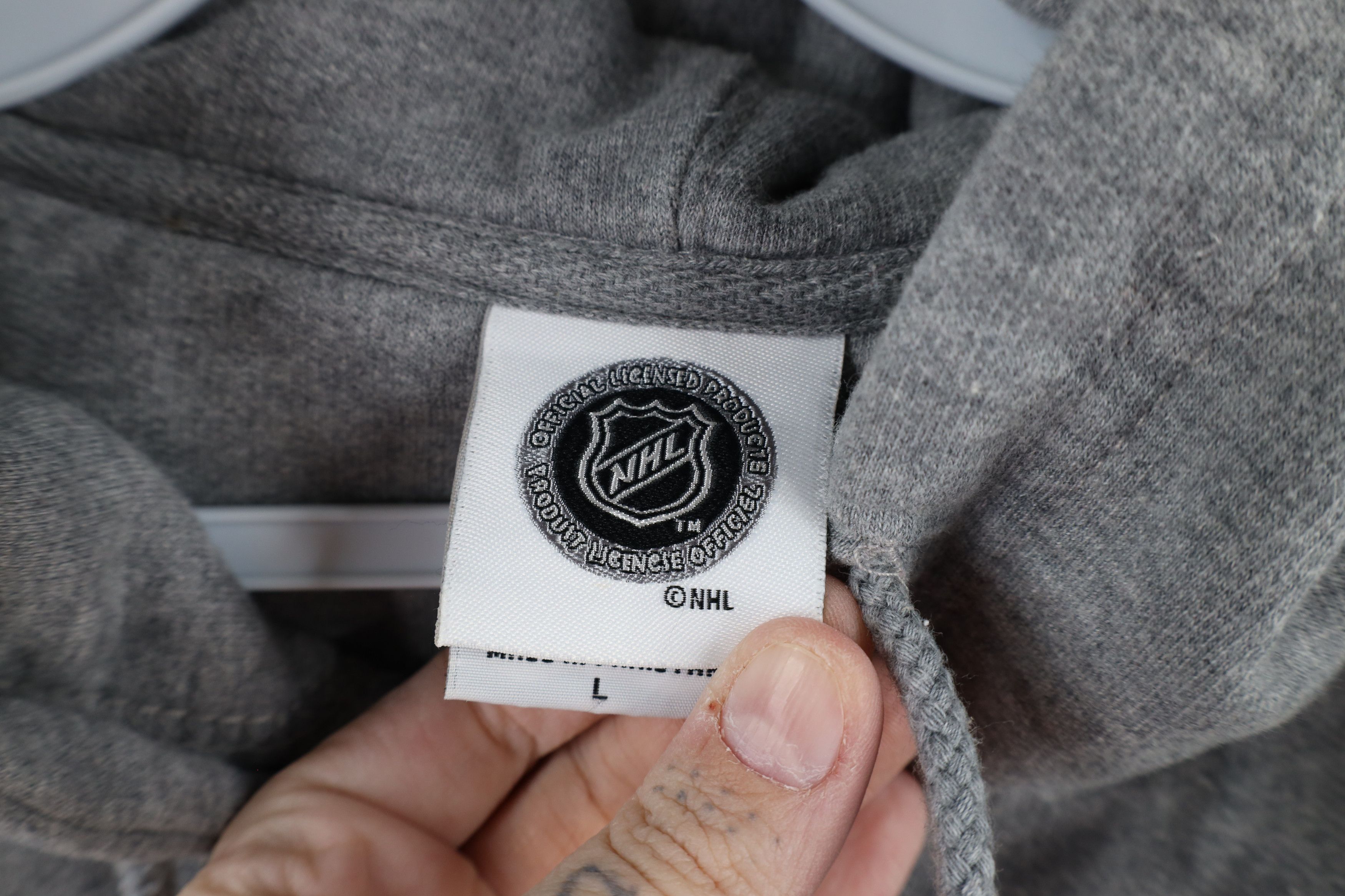 Vintage Vintage NHL Detroit Red Wings Hockey Full Zip Hoodie Gray Size US L / EU 52-54 / 3 - 4 Thumbnail