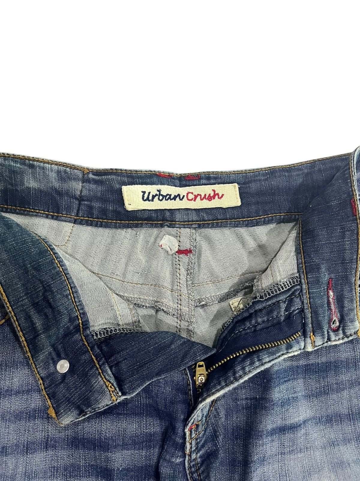 If Six Was Nine × Japanese Brand × Le Grande Bleu (L.G.B.) 🇯🇵 JAPANESE BRAND WASHED BLUE DISTRESSED DENIM Size US 34 / EU 50 - 6 Thumbnail
